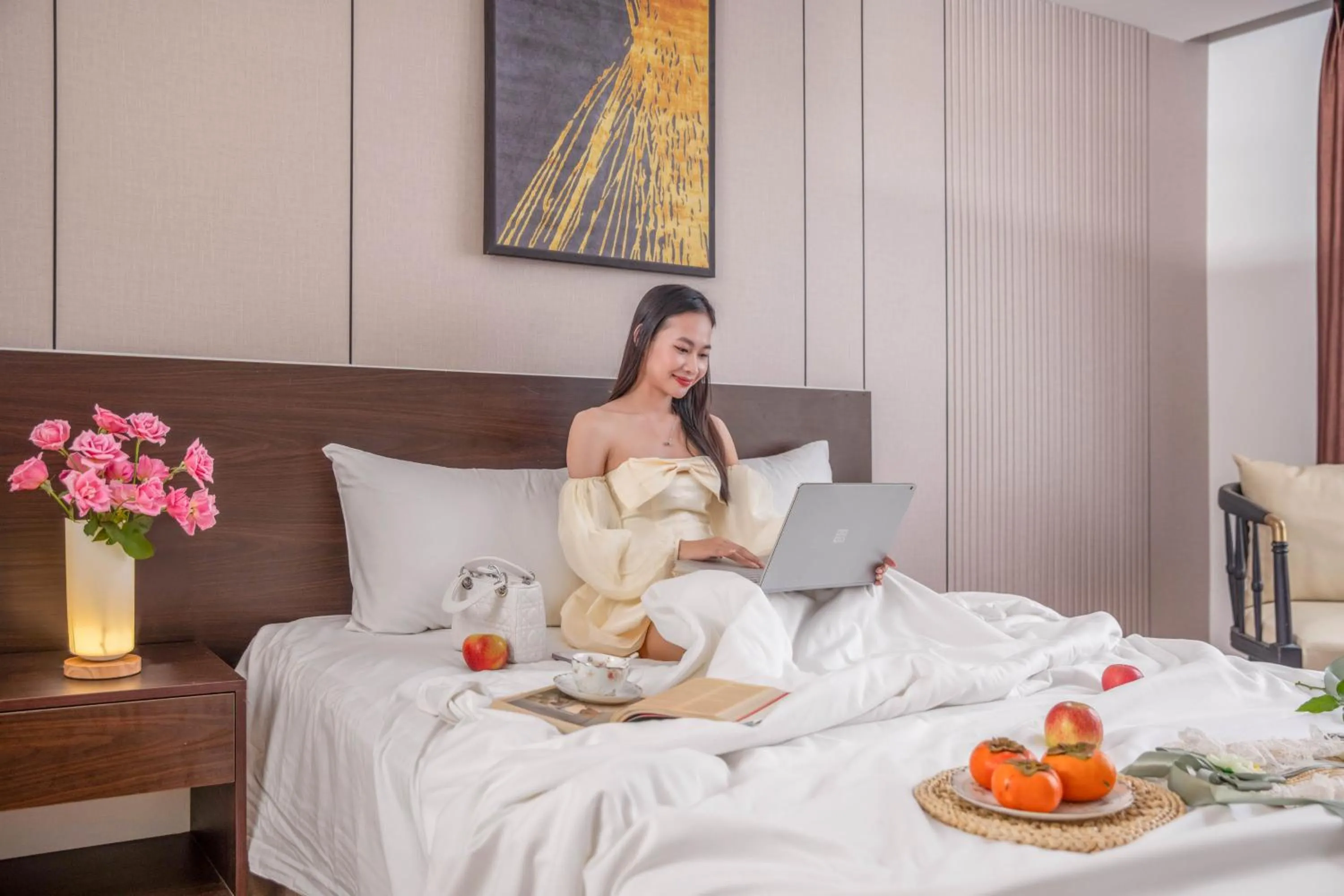 Bed in Haya Hotel