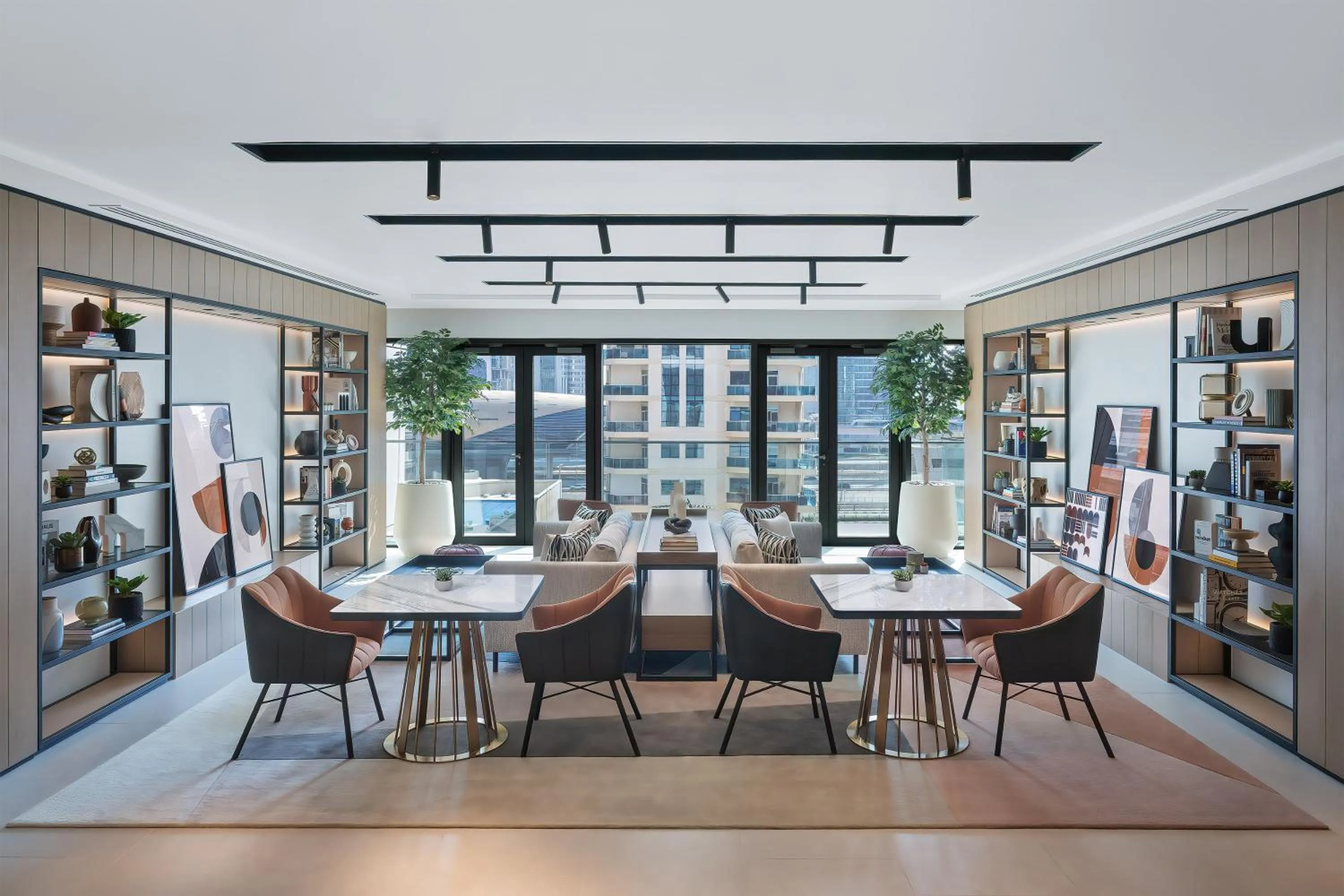 Lounge or bar in Vida Dubai Marina & Yacht Club