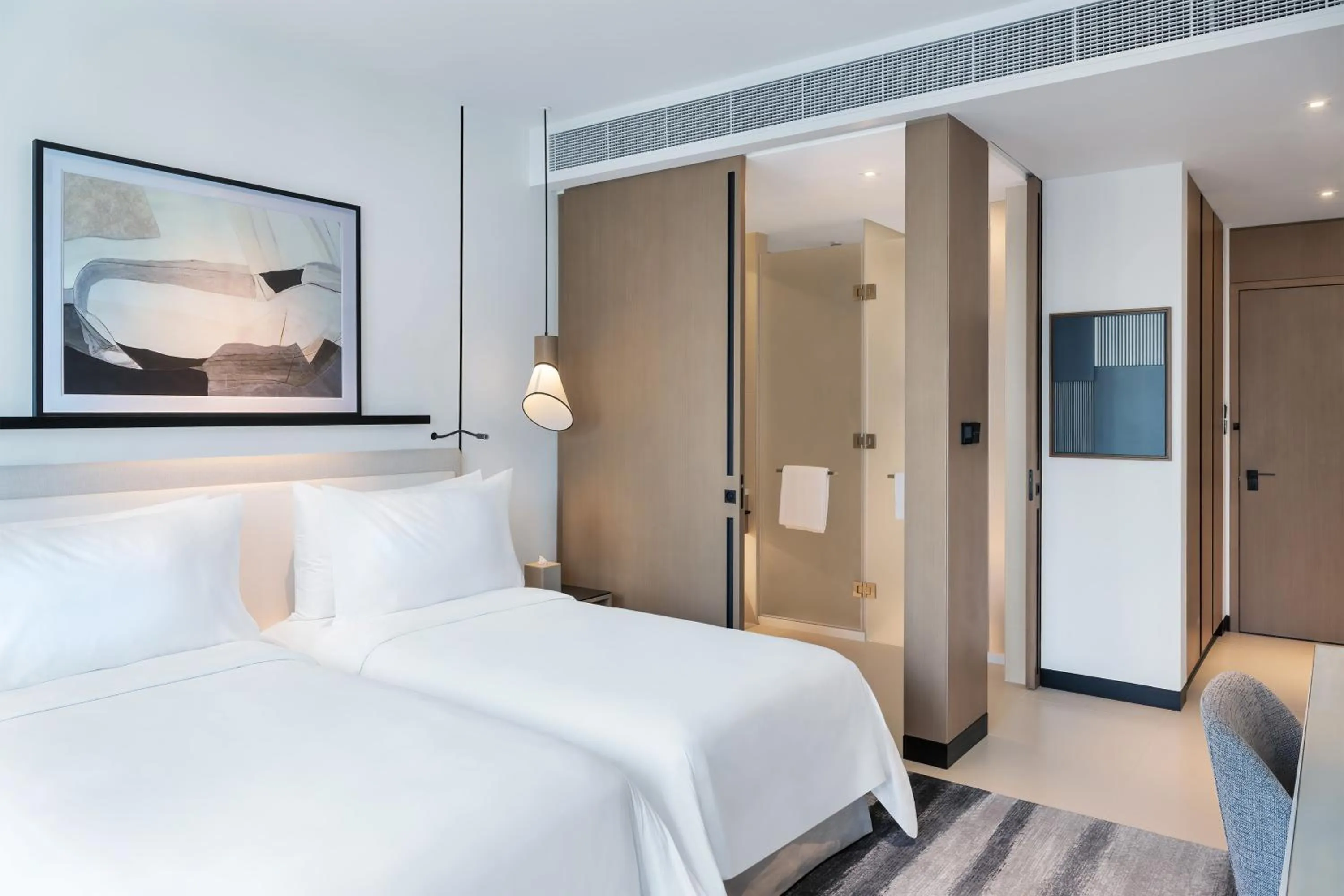 Bedroom, Bed in Vida Dubai Marina & Yacht Club