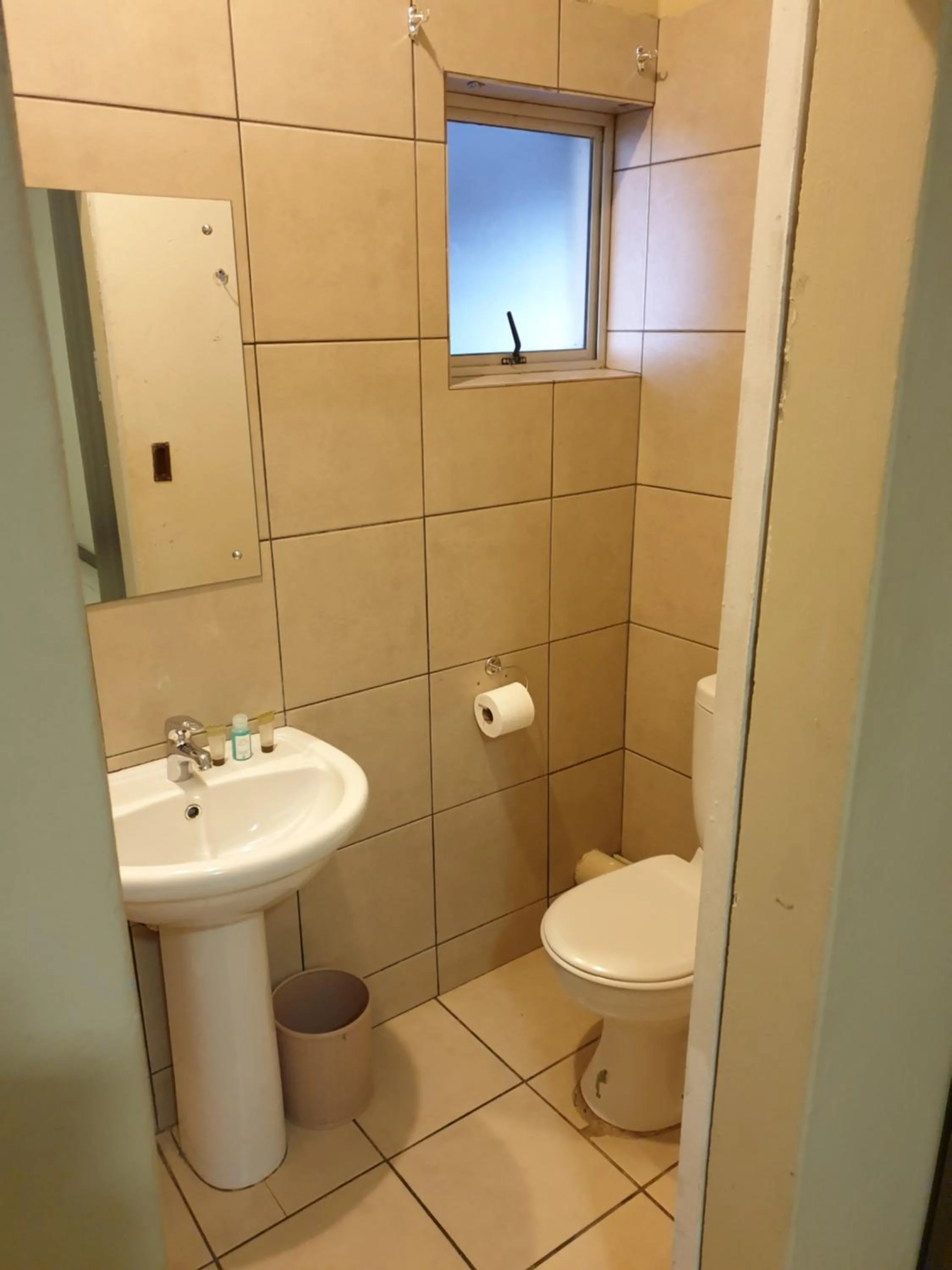 Shower in Cube Hotel