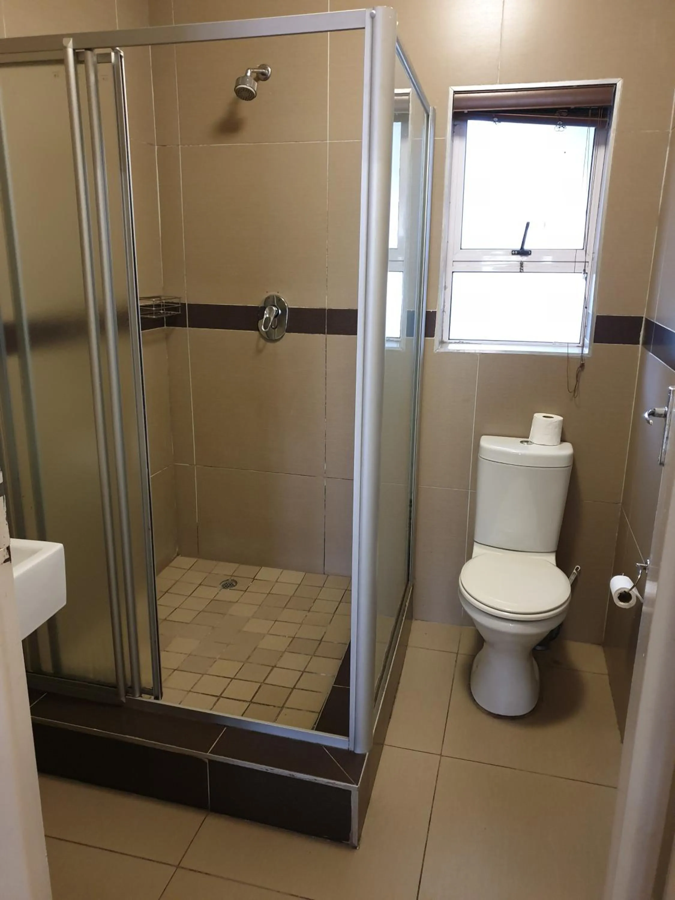 Shower in Cube Hotel