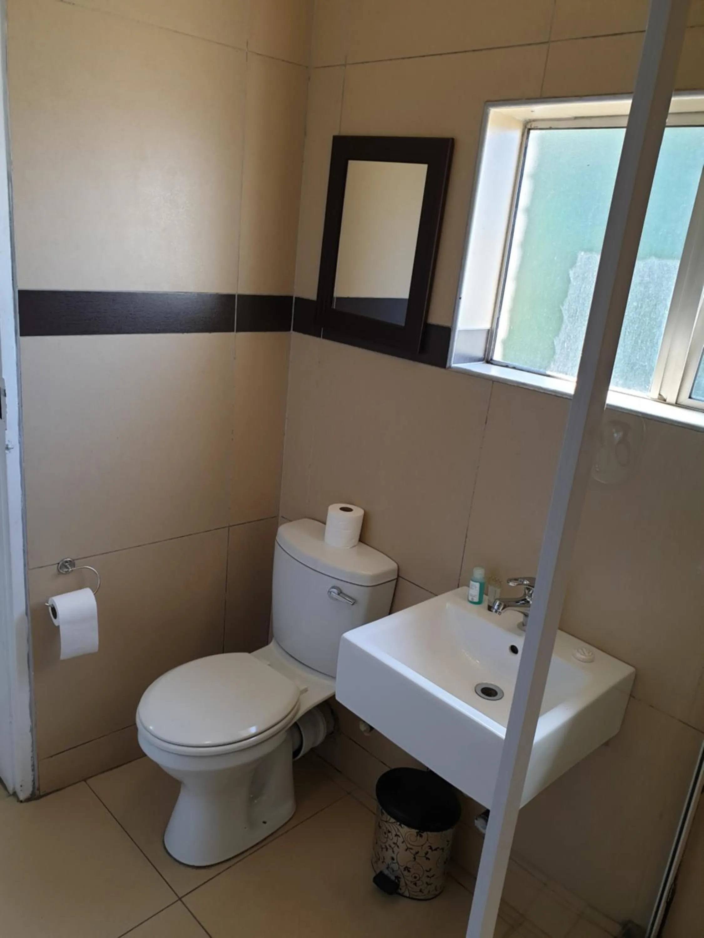 Shower in Cube Hotel