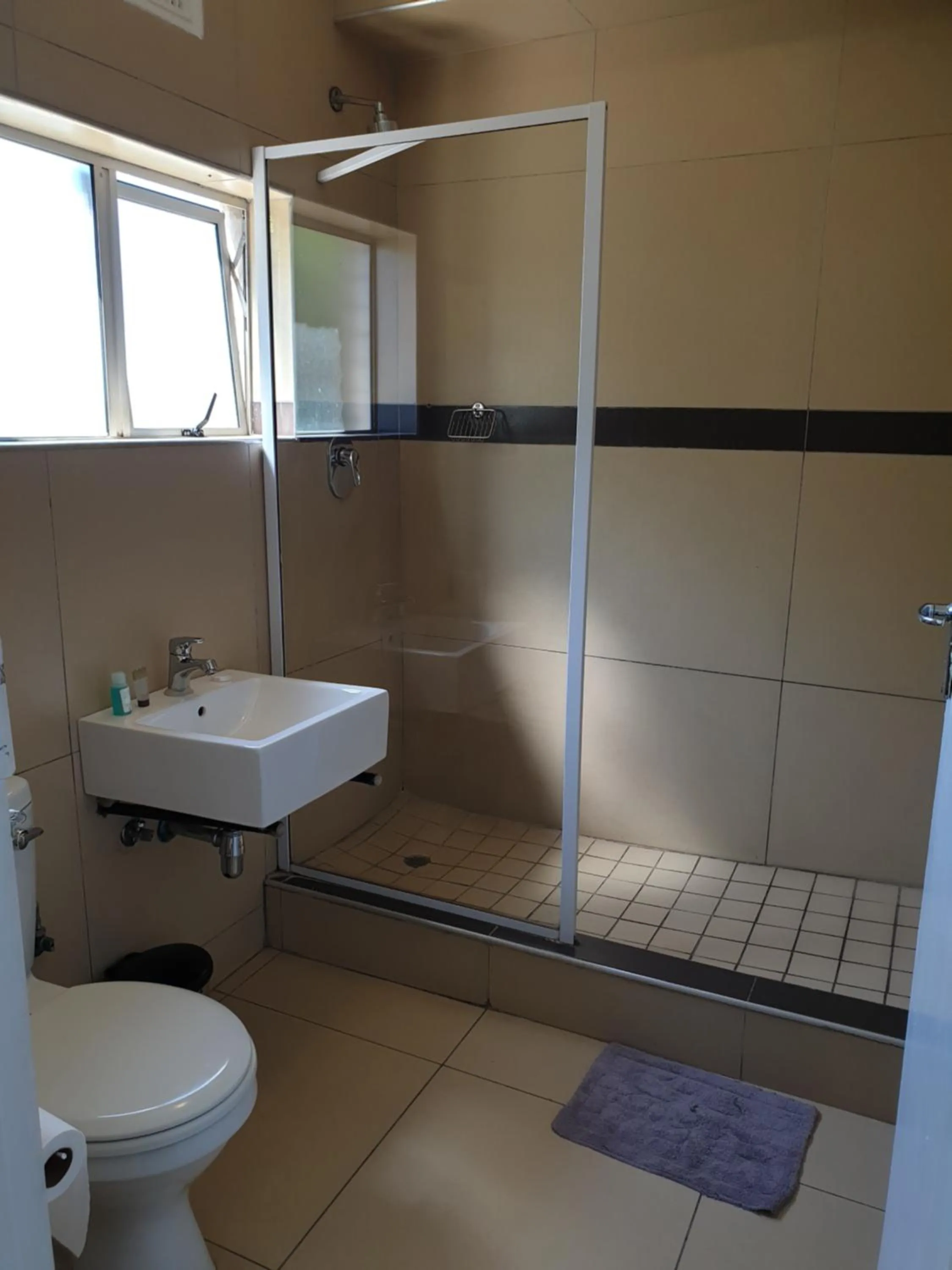 Shower in Cube Hotel