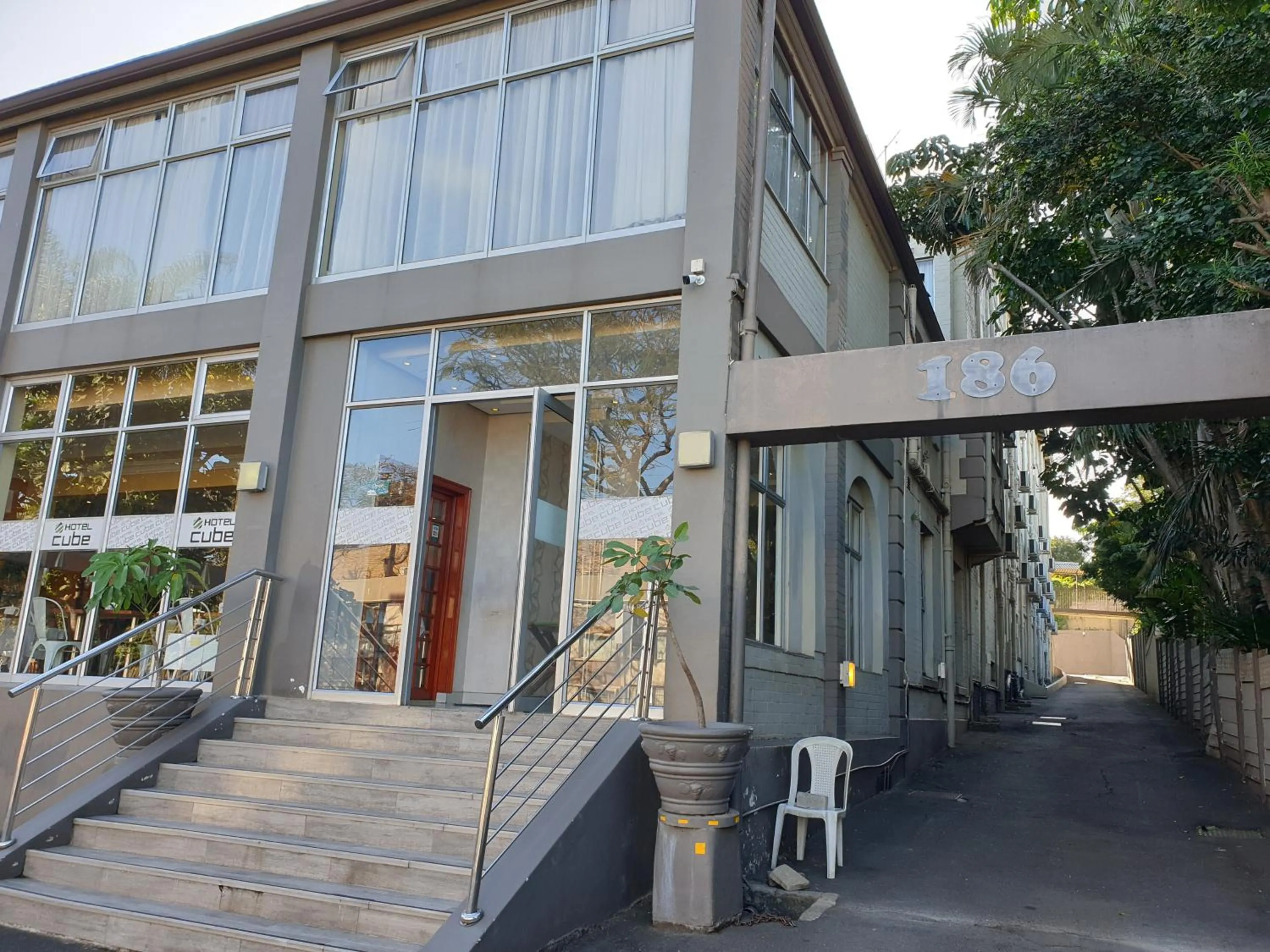 Property building in Cube Hotel