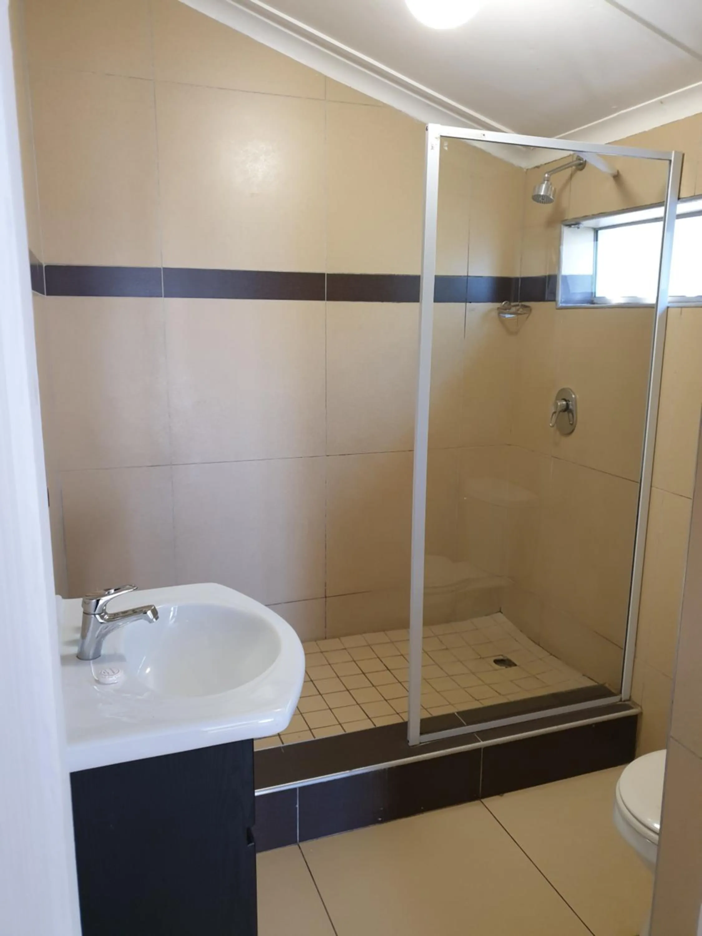 Shower in Cube Hotel