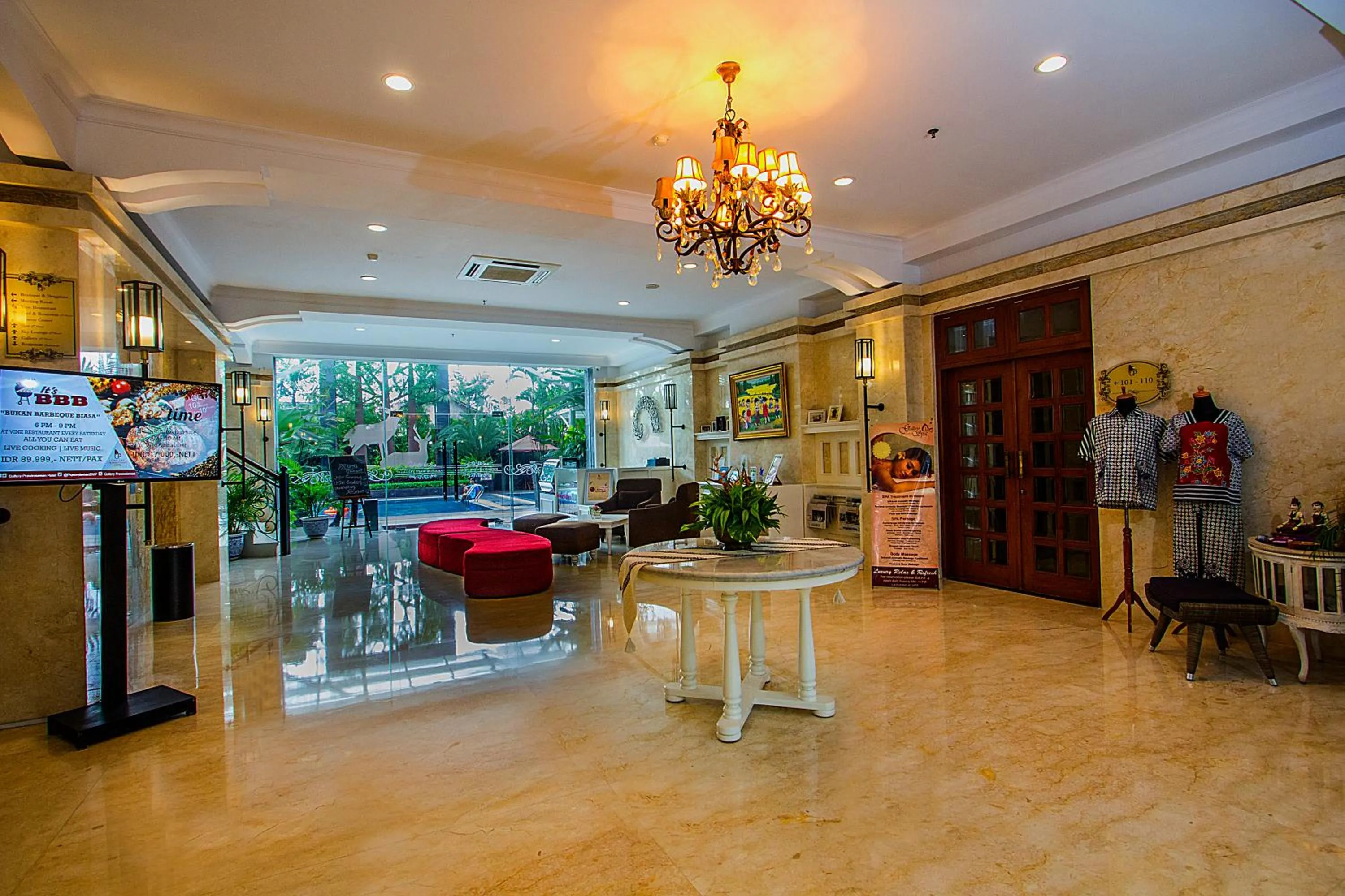 Lobby or reception in Gallery Prawirotaman Hotel