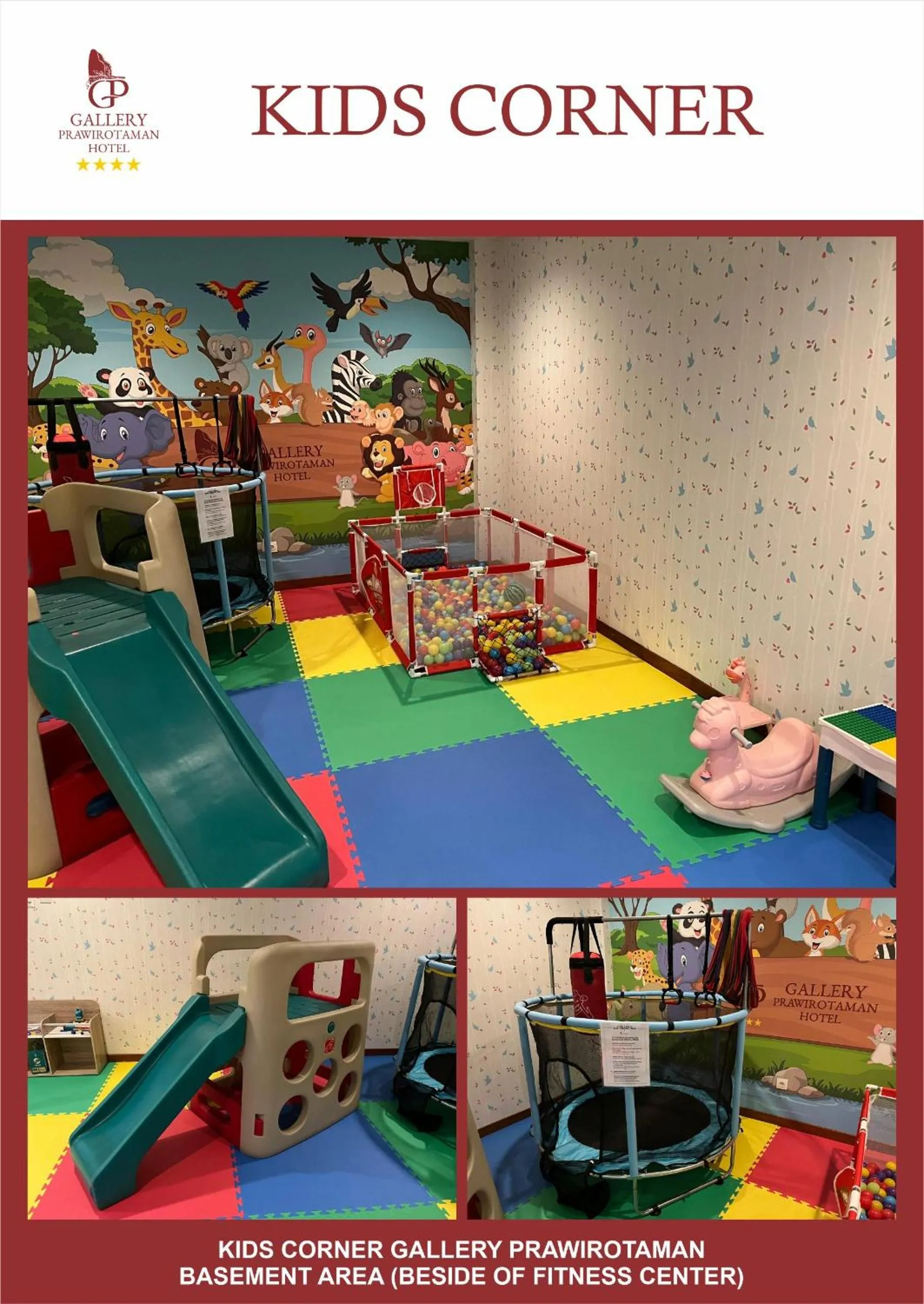 Children play ground in Gallery Prawirotaman Hotel