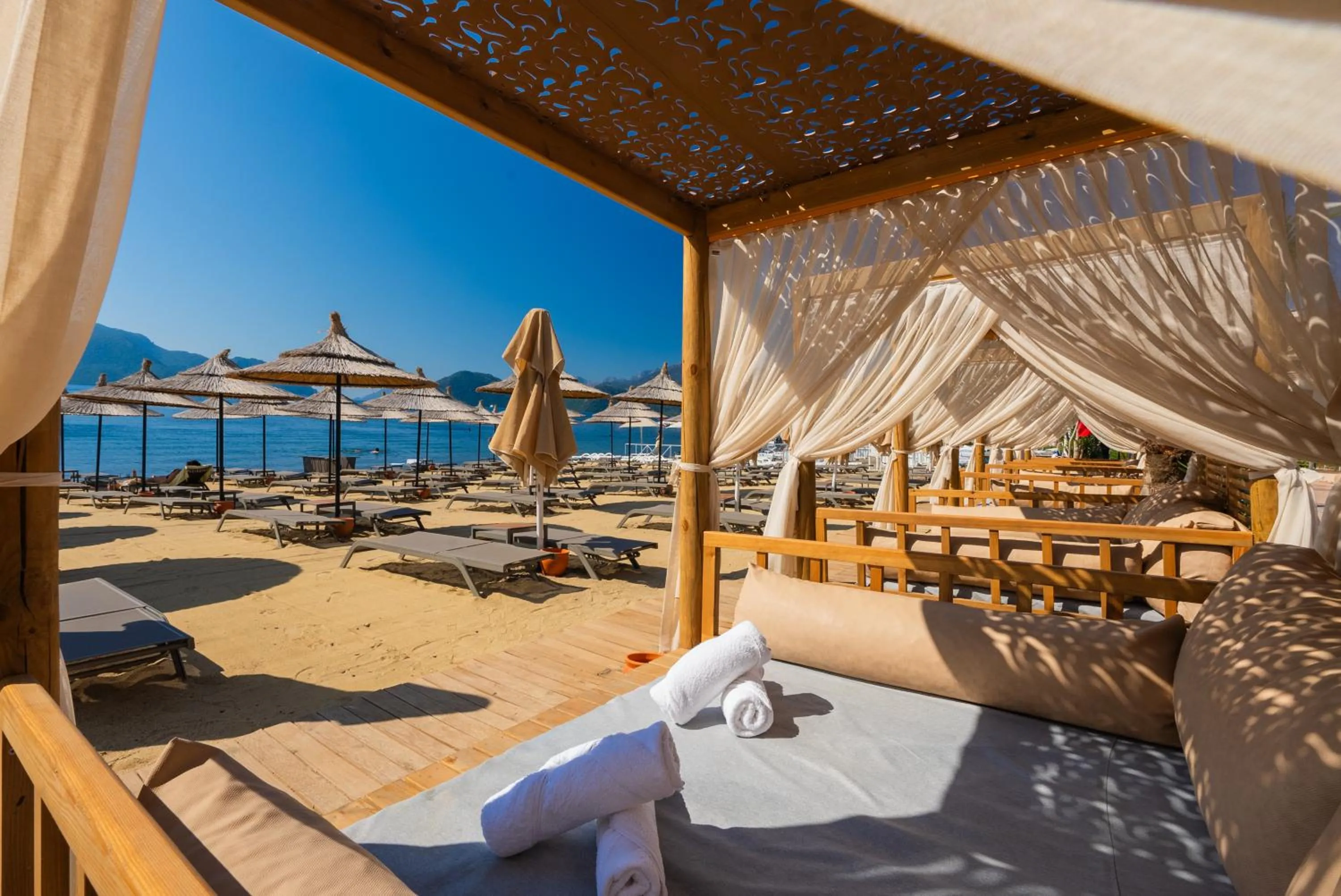 Beach in Hotel Caprea