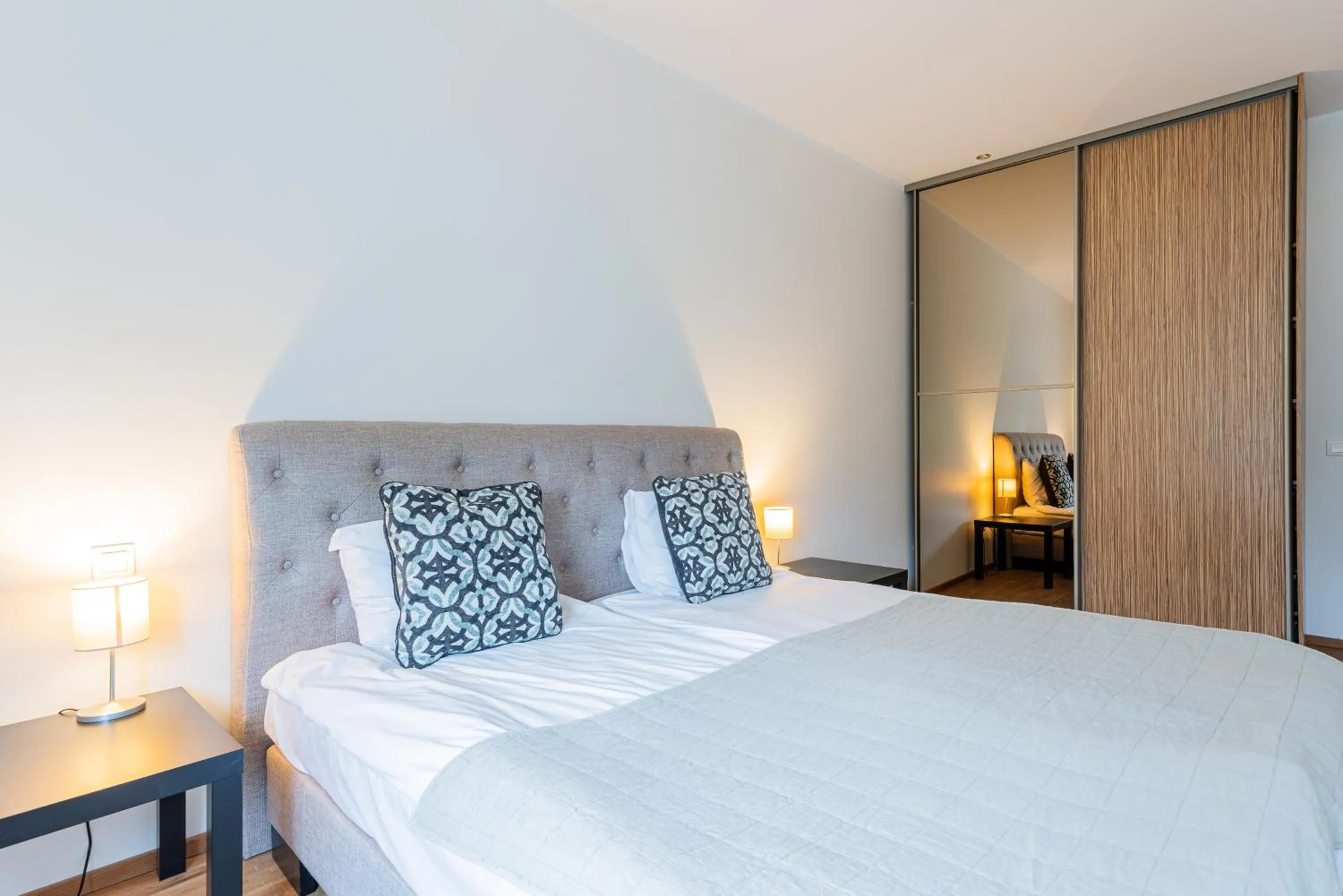 Bed in Yoga Residence Apartments