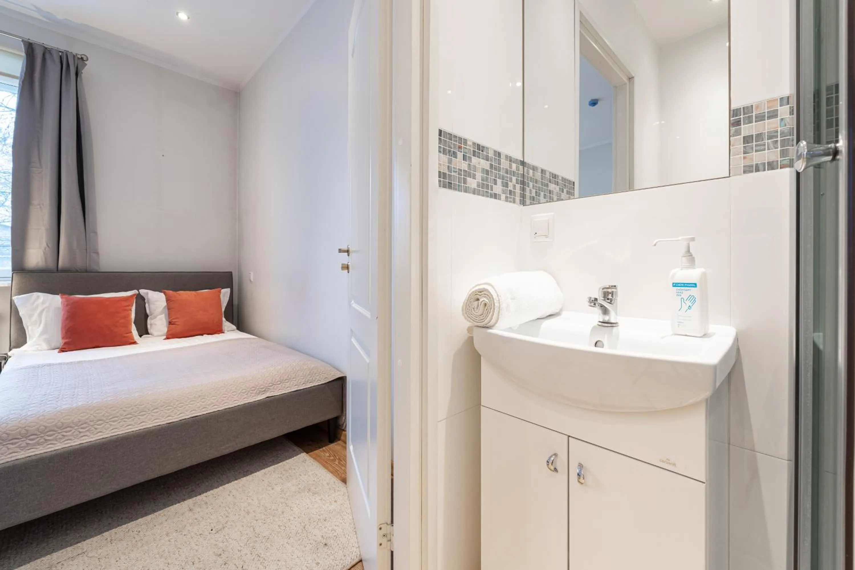 Bed in Yoga Residence Apartments