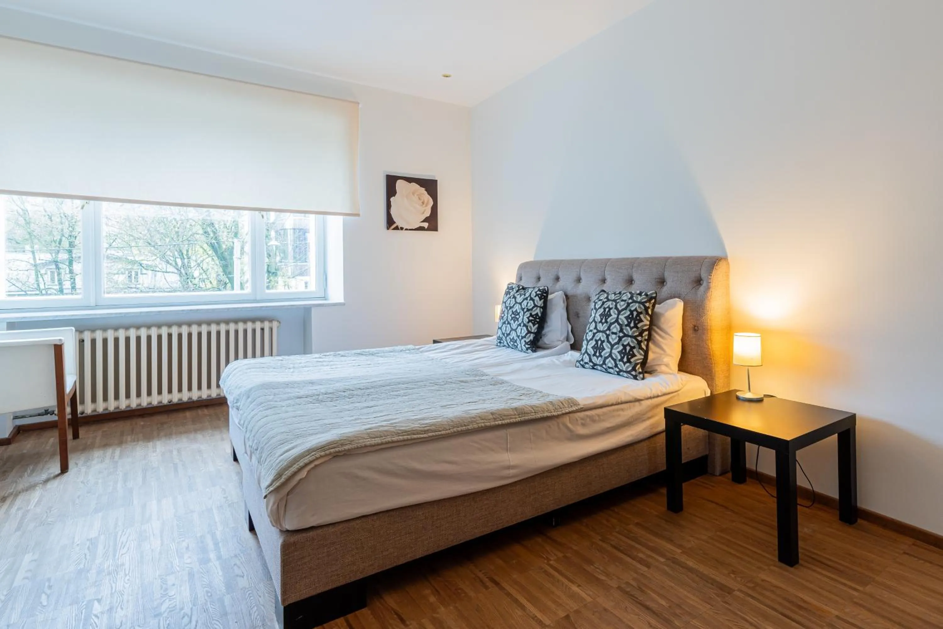 Bed in Yoga Residence Apartments