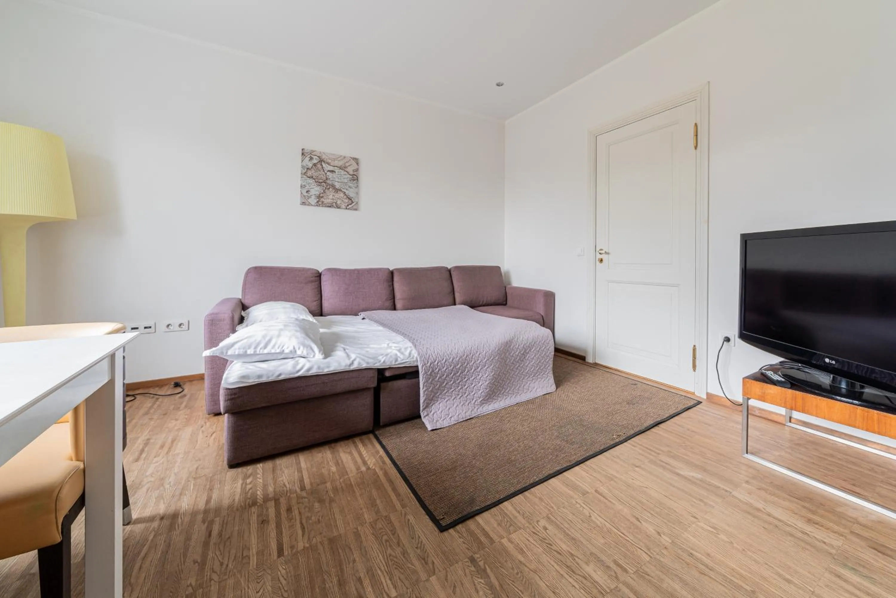 Bed in Yoga Residence Apartments