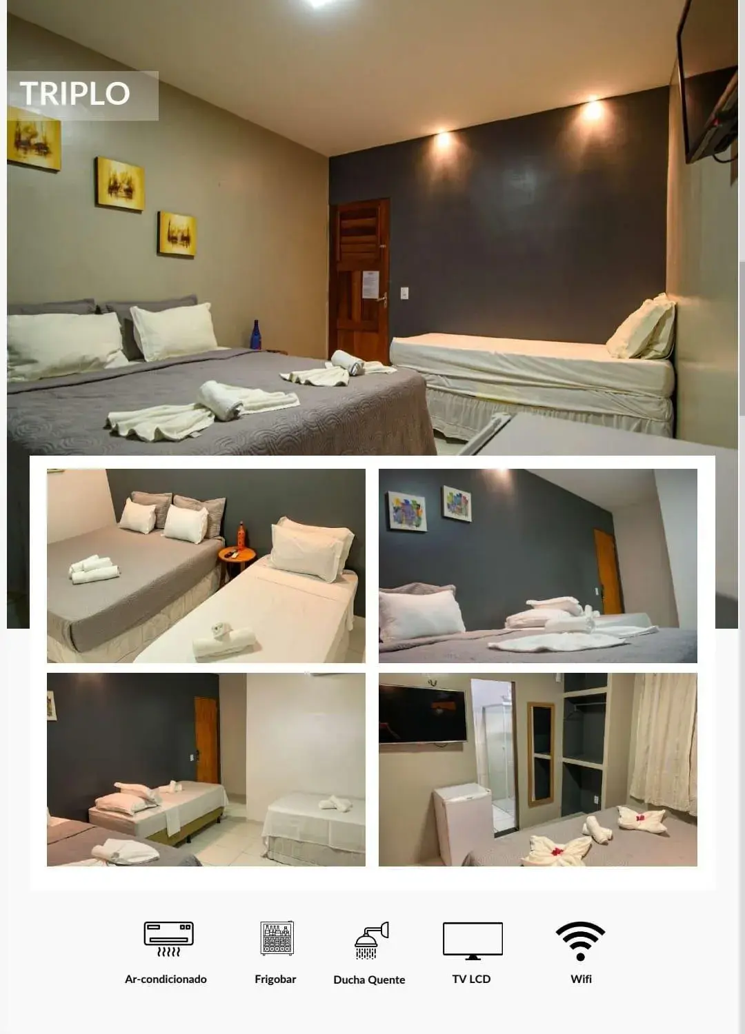 Triple Room in Villa Paihia Jericoacoara Triple Room in Villa Paihia Jericoacoara