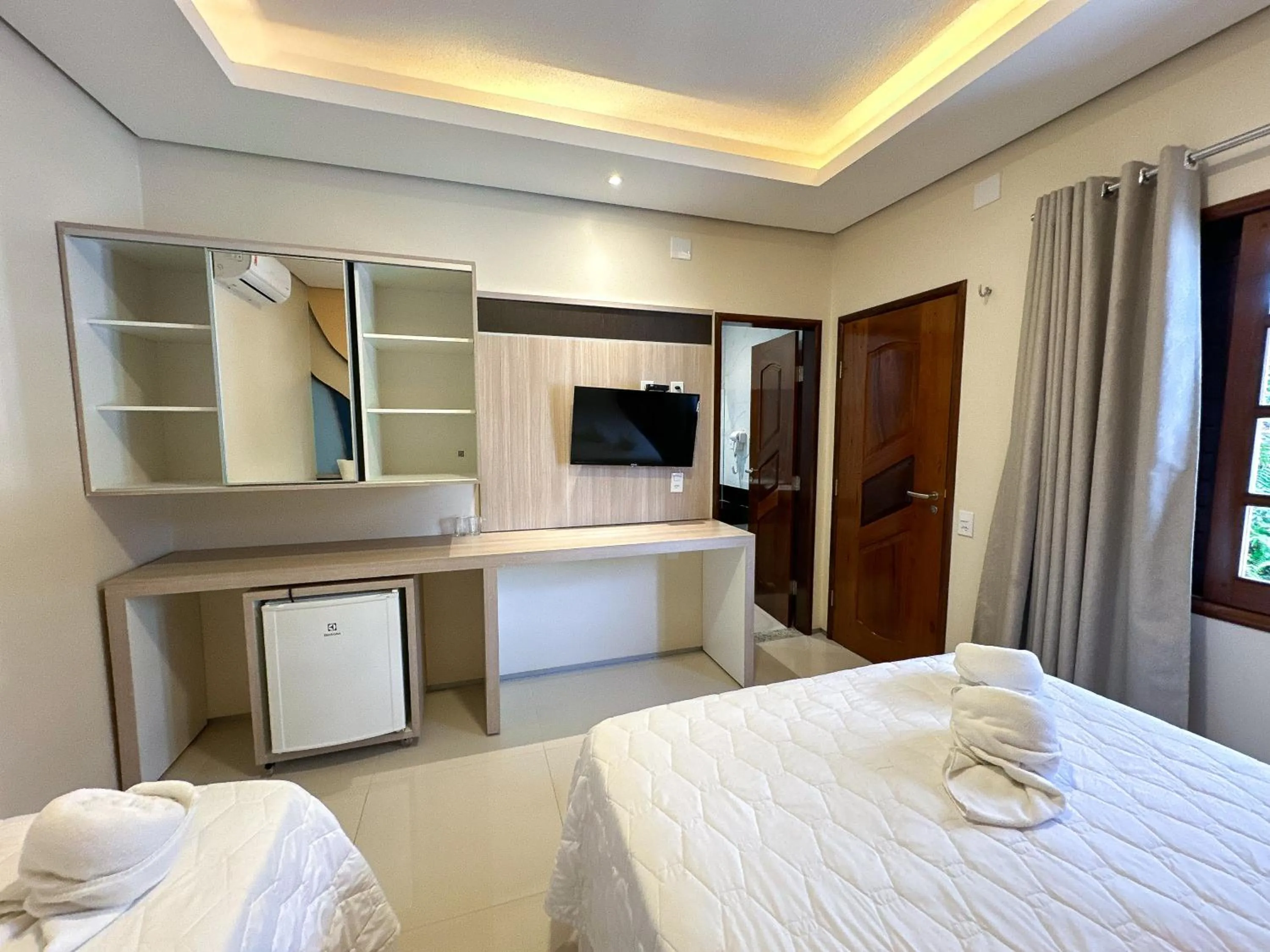 Bed in Pousada Lençóis Maranhenses