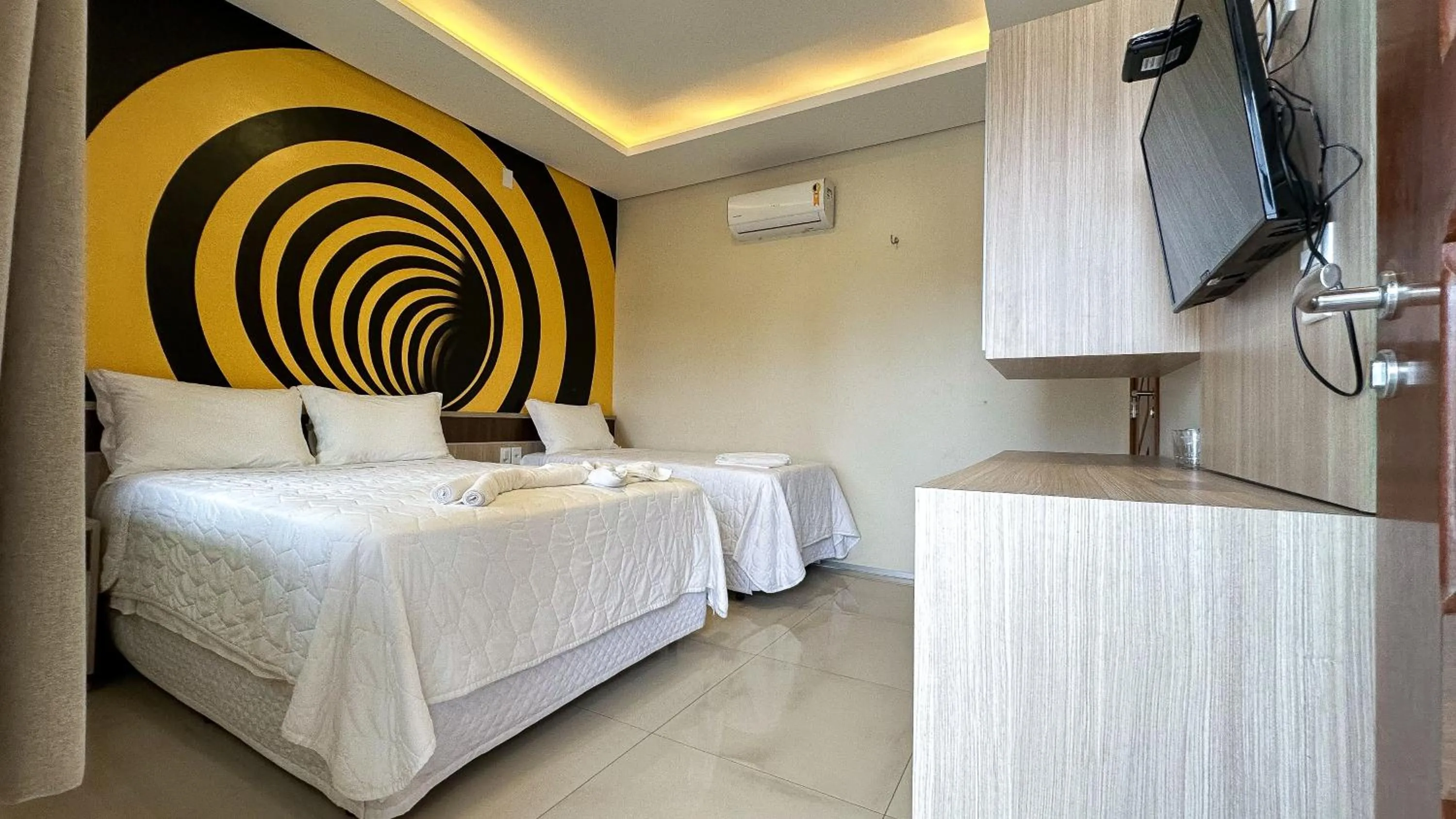 Bed in Pousada Lençóis Maranhenses