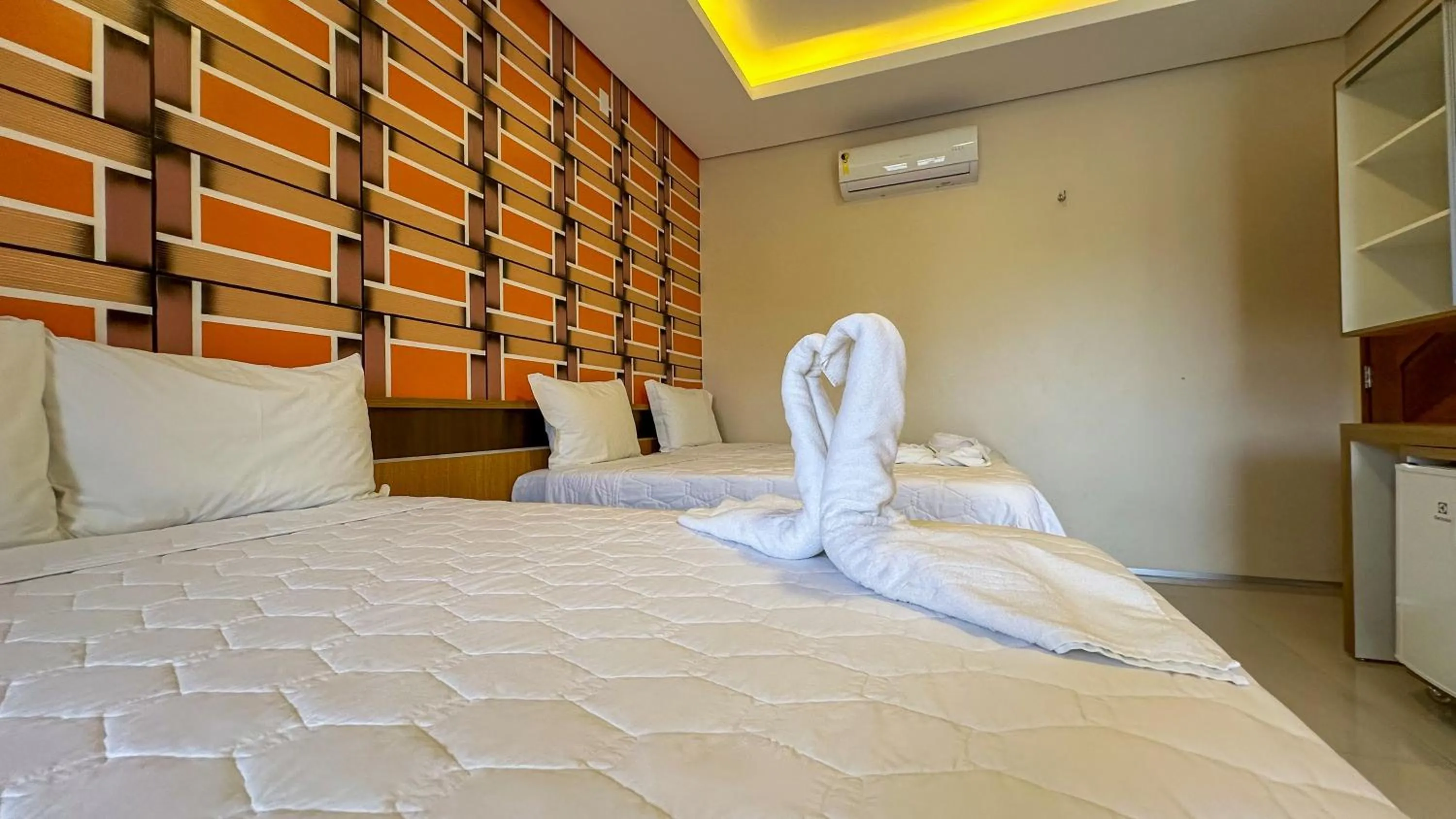 Bed in Pousada Lençóis Maranhenses