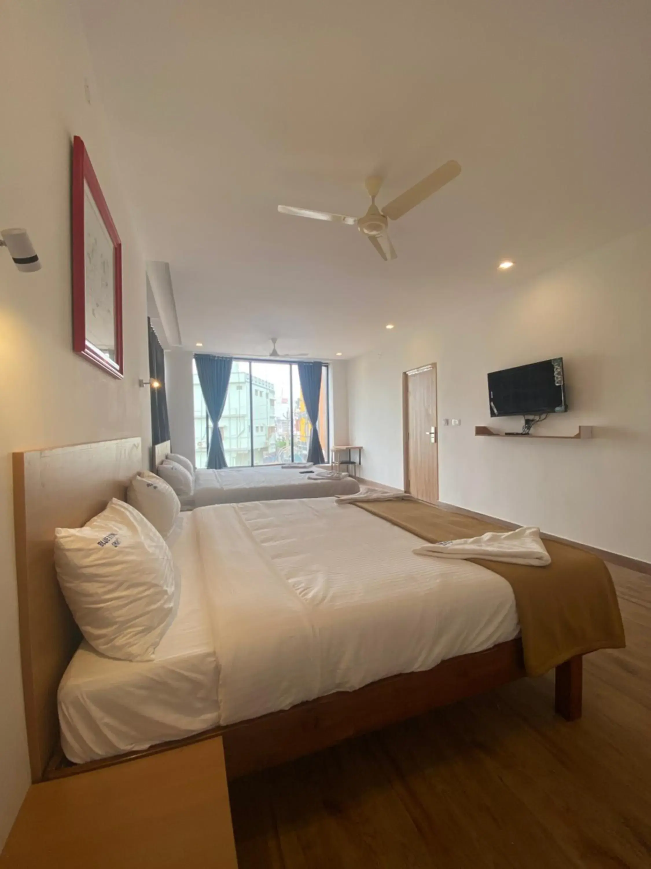 Bed in Hotel Bluestone Bed in Hotel Bluestone