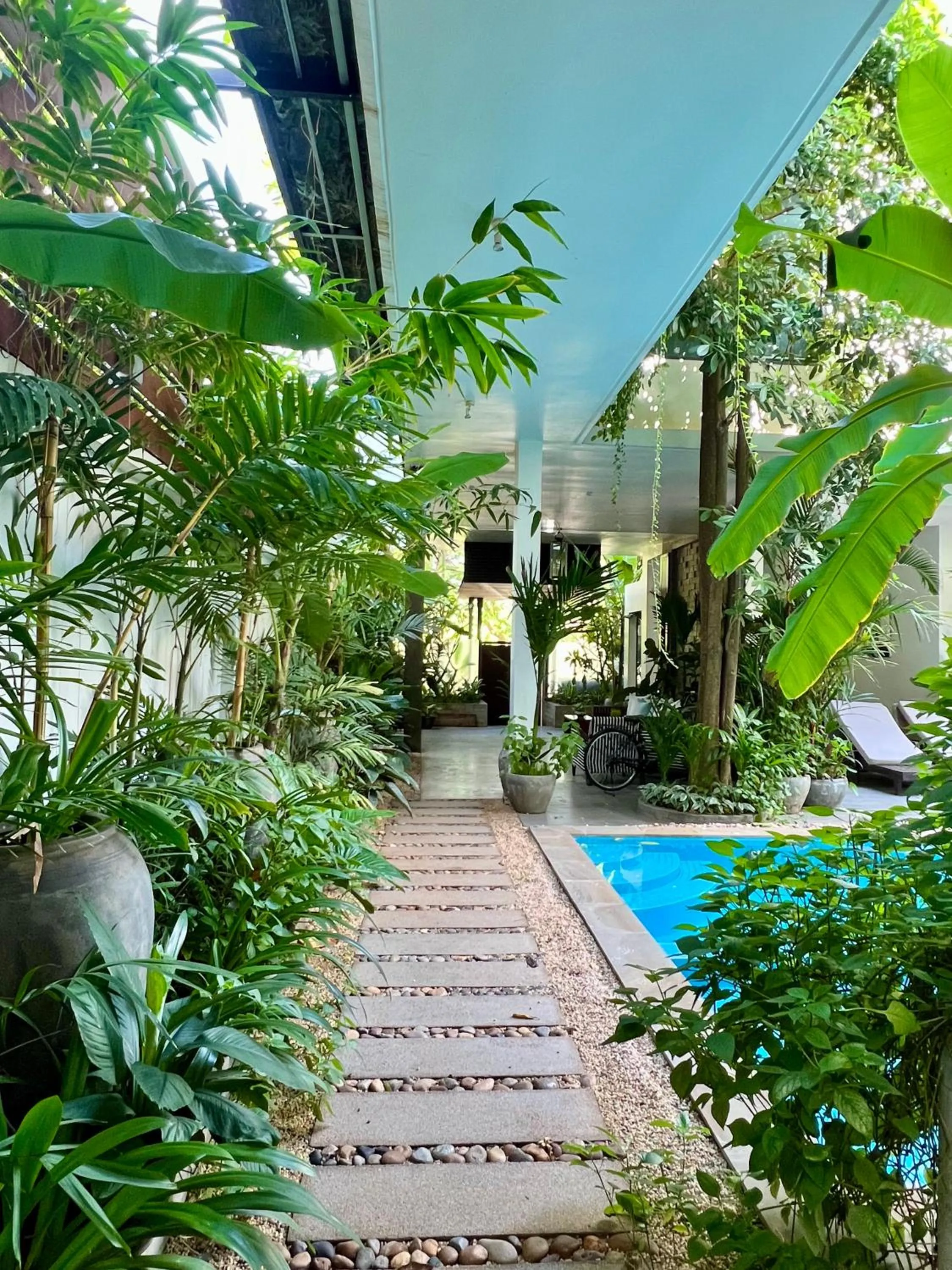 Garden in Maison Leab