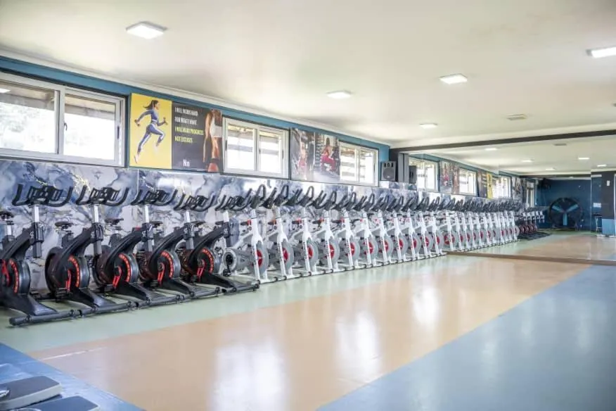 Fitness centre/facilities in Afro Park Hotel
