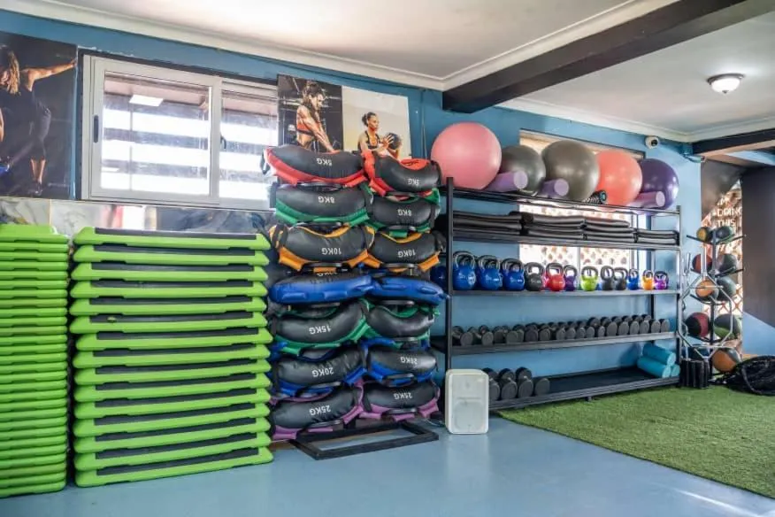 Fitness centre/facilities in Afro Park Hotel