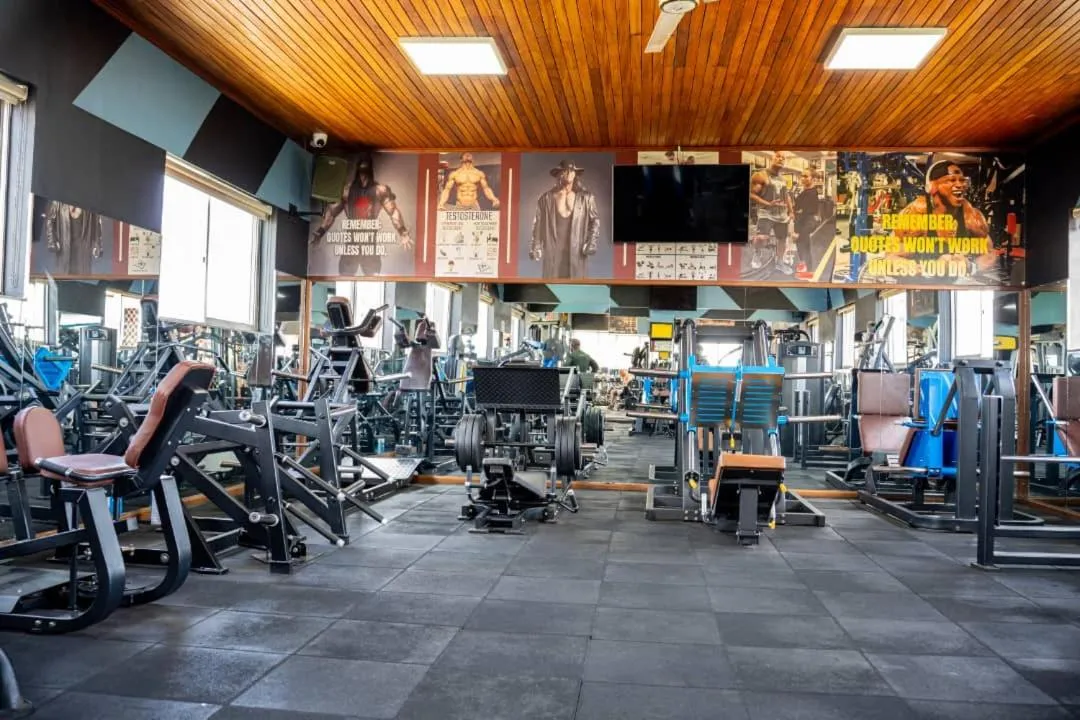 Fitness centre/facilities in Afro Park Hotel