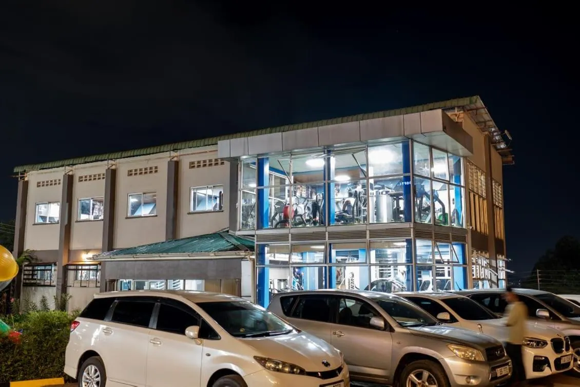 Fitness centre/facilities in Afro Park Hotel