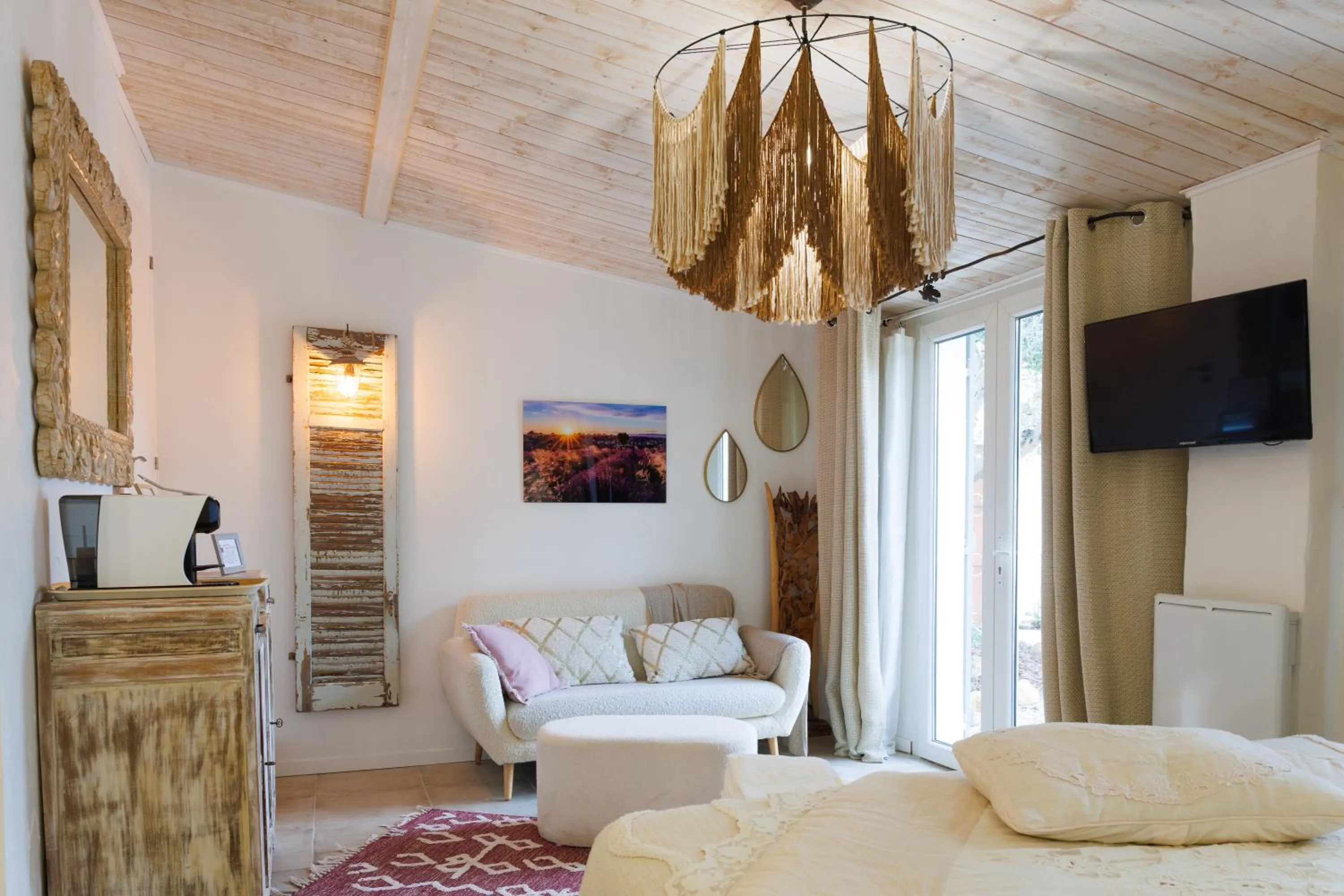 Coffee/tea facilities, Bed in La Bastide du Mûrier