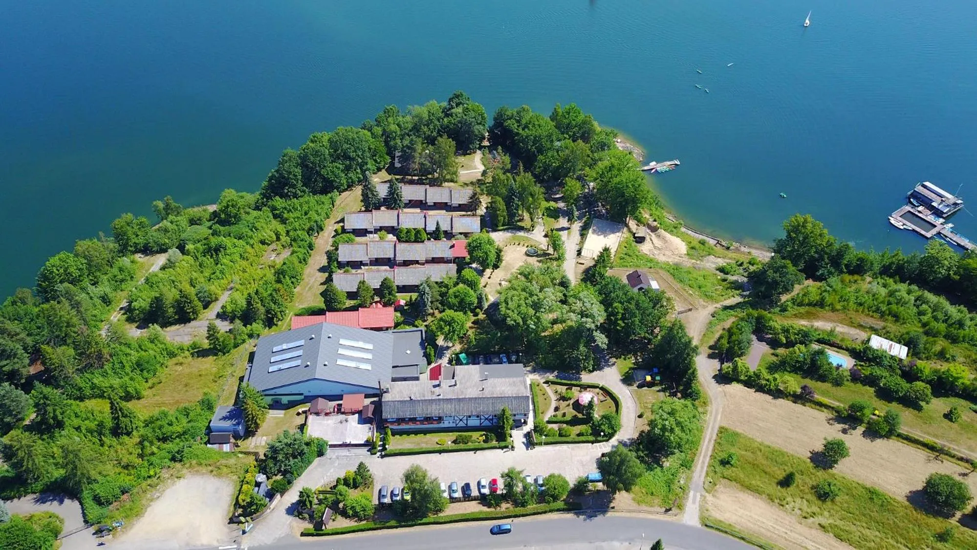 Property building, Bird's-eye View in Centrum Wypoczynku ODYS