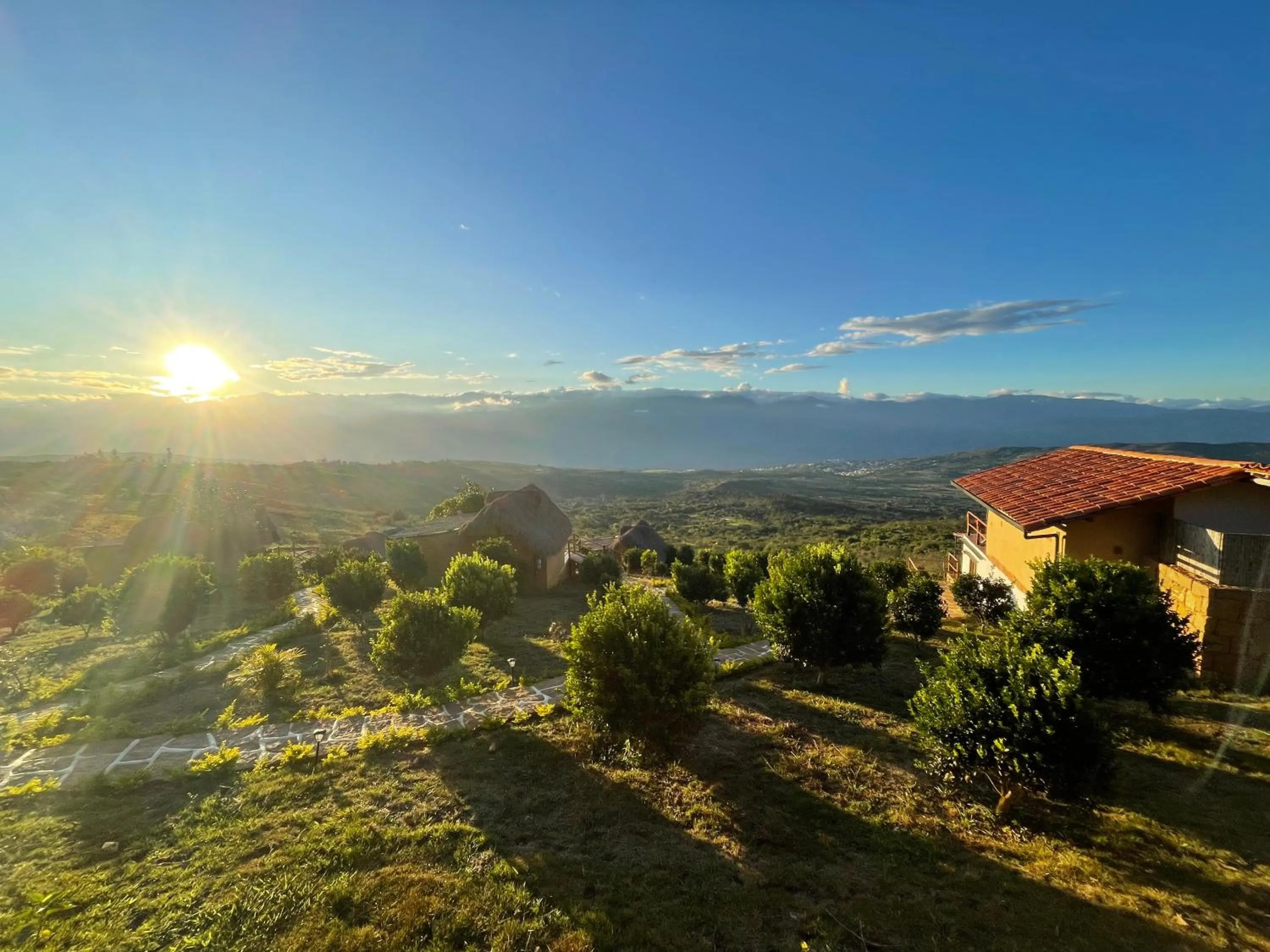 Natural landscape in Hotel Cariguá