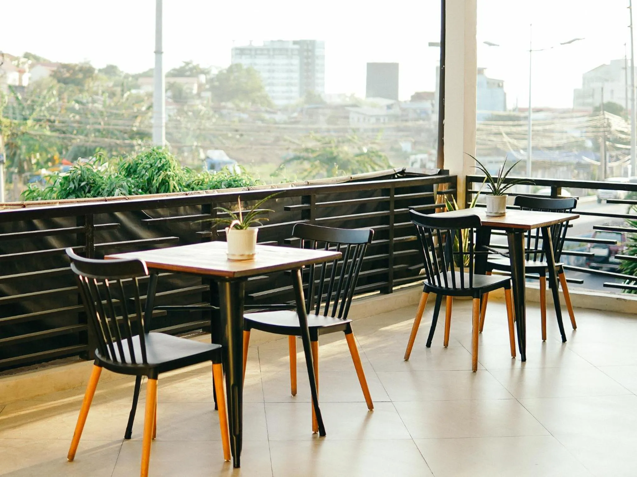 Balcony/Terrace in Travelbee Airport Inn