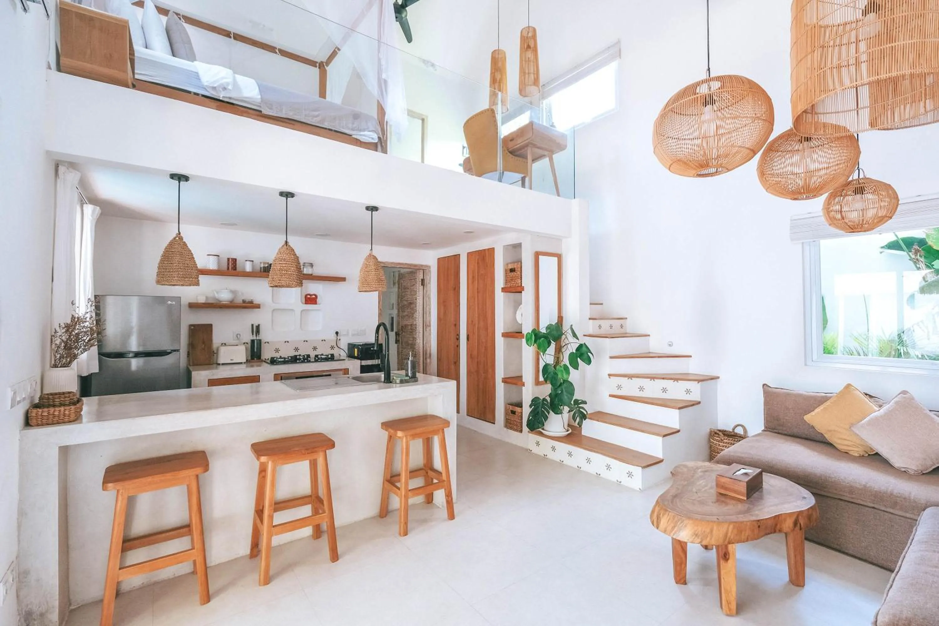 Living room in Sun & Moon Villa