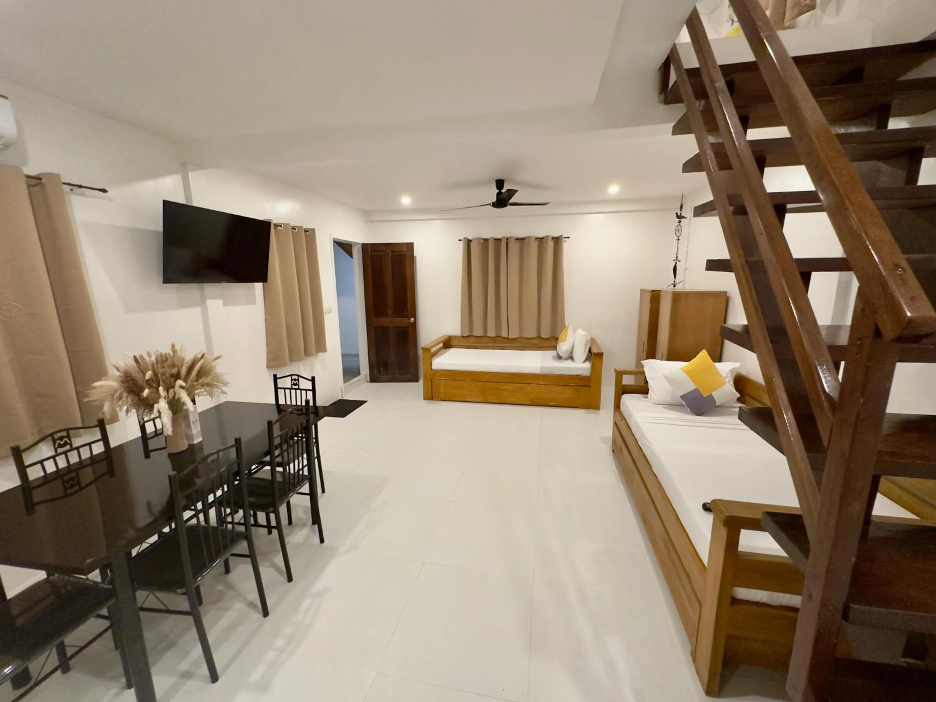 Bed in Palmera El Nido Inn