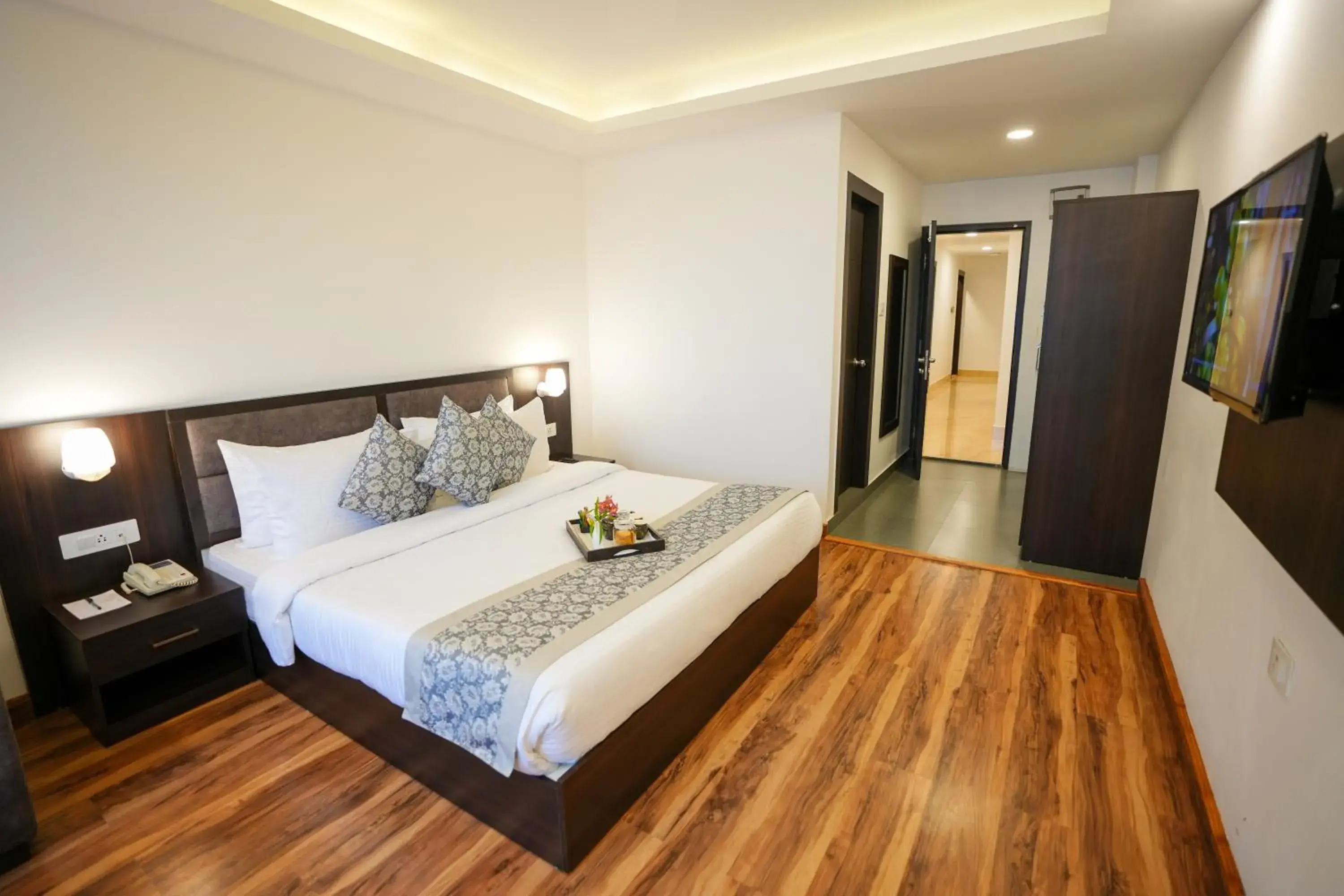 Bedroom, Bed in Cilantro Comfort Bedroom, Bed in Cilantro Comfort