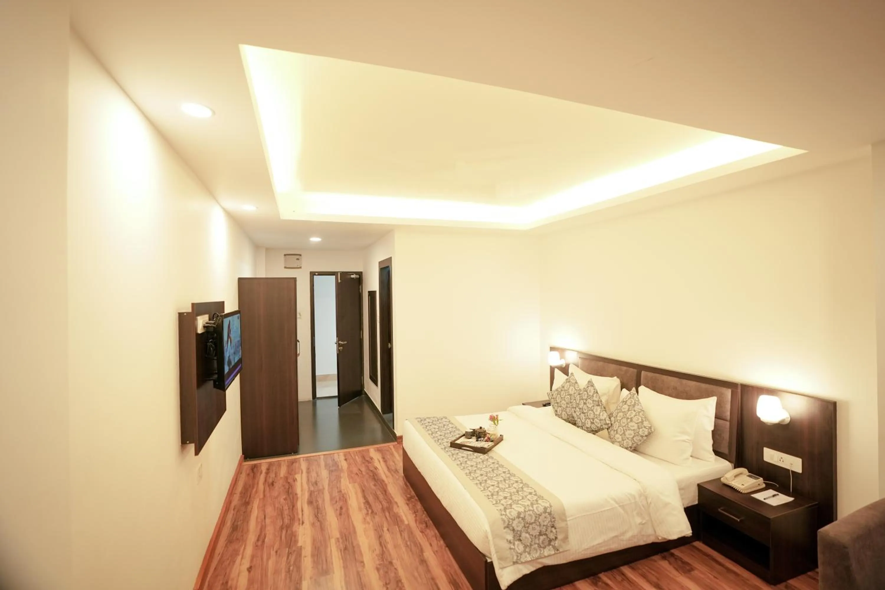 Bedroom in Cilantro Comfort