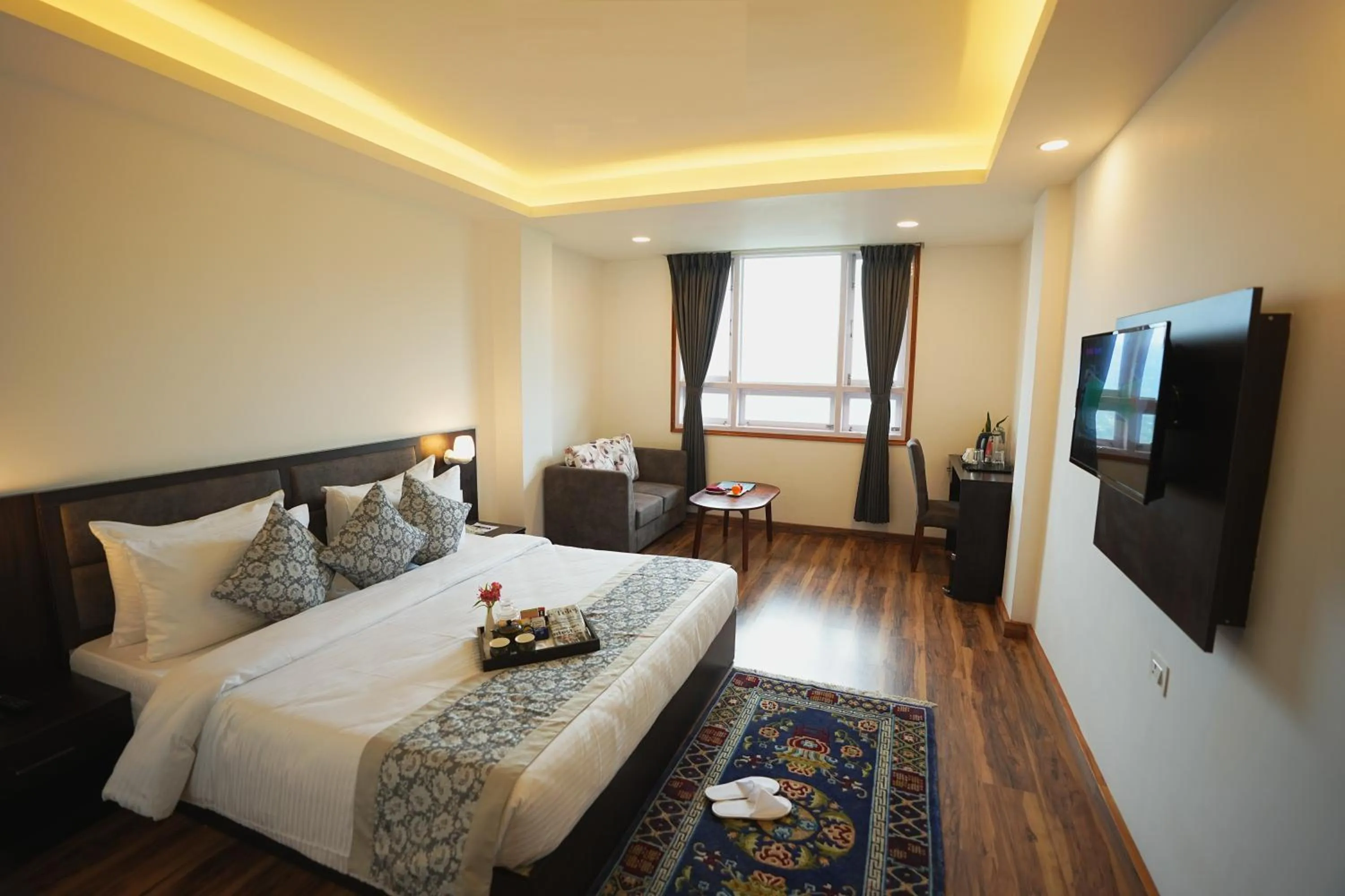 Bedroom in Cilantro Comfort