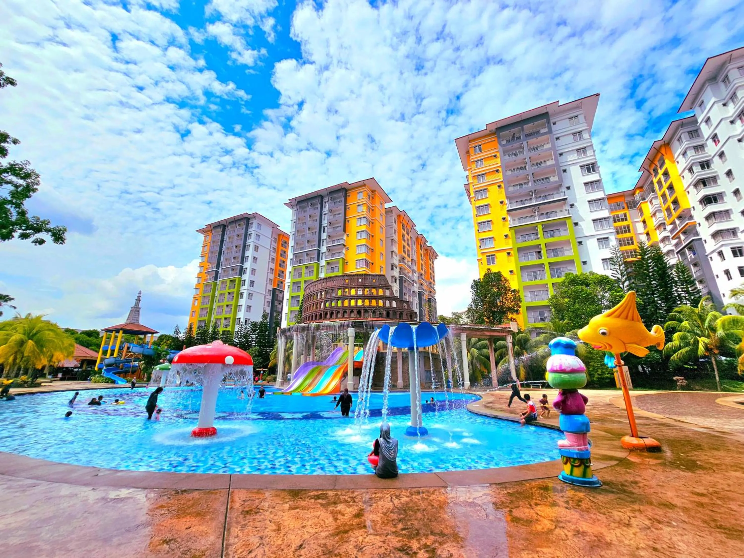Property building in BY LG Water Themepark Suites Melaka By GGM