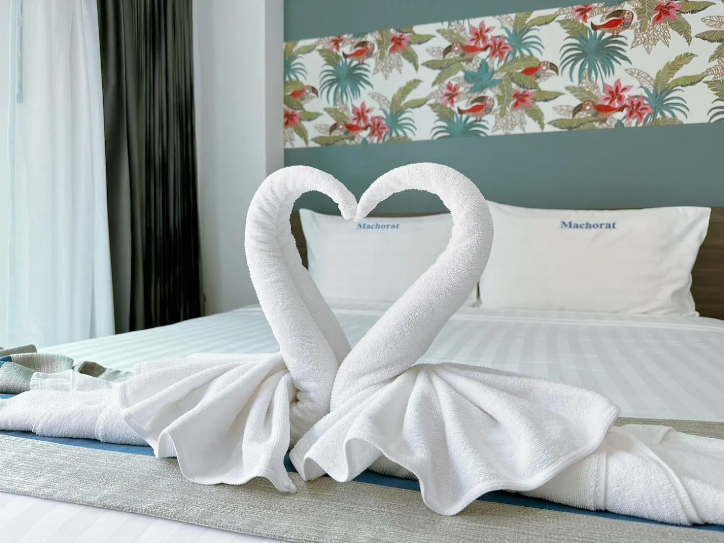 Bed in Machorat Aonang Resort at Aonang Beach Krabi