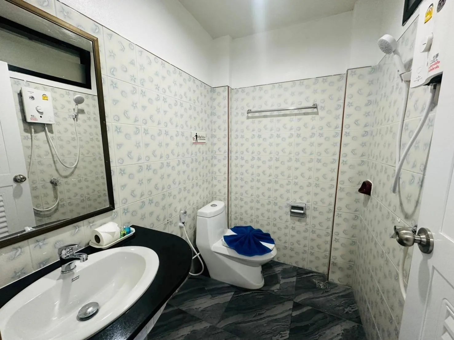 Shower in Machorat Aonang Resort at Aonang Beach Krabi