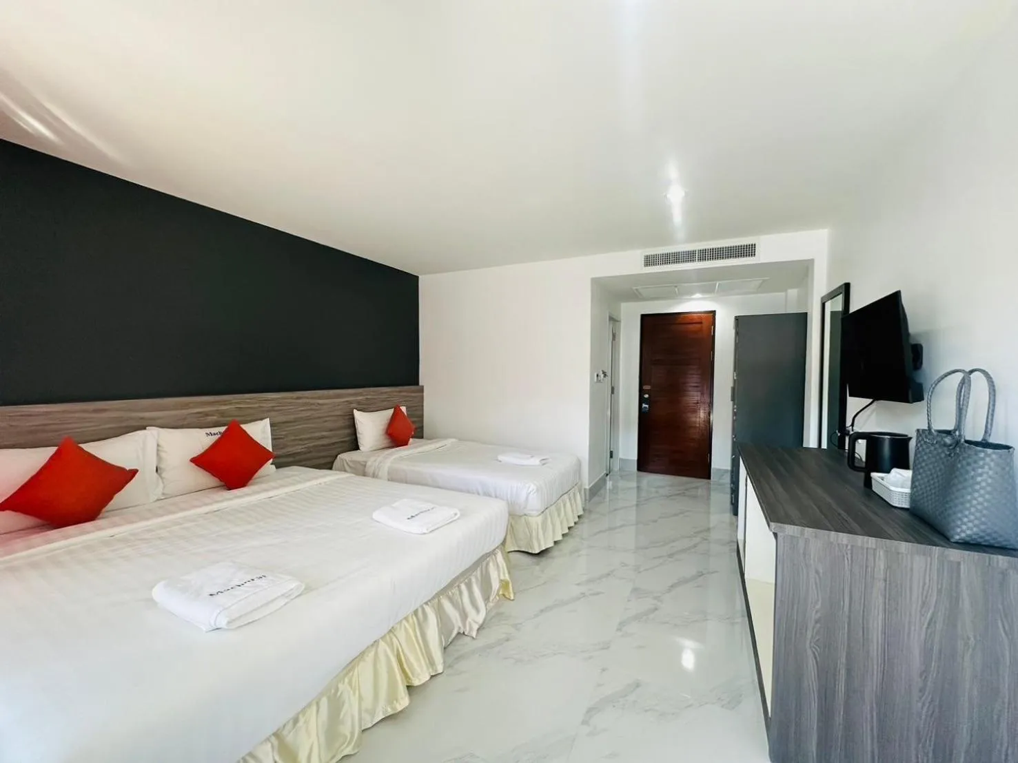 Bed in Machorat Aonang Resort at Aonang Beach Krabi