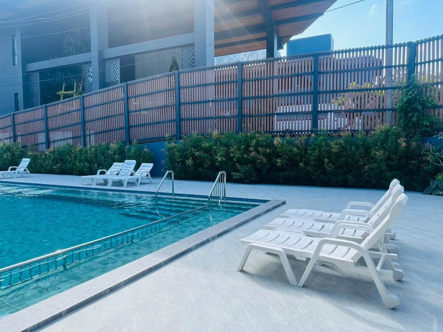 Pool view in Machorat Aonang Resort at Aonang Beach Krabi