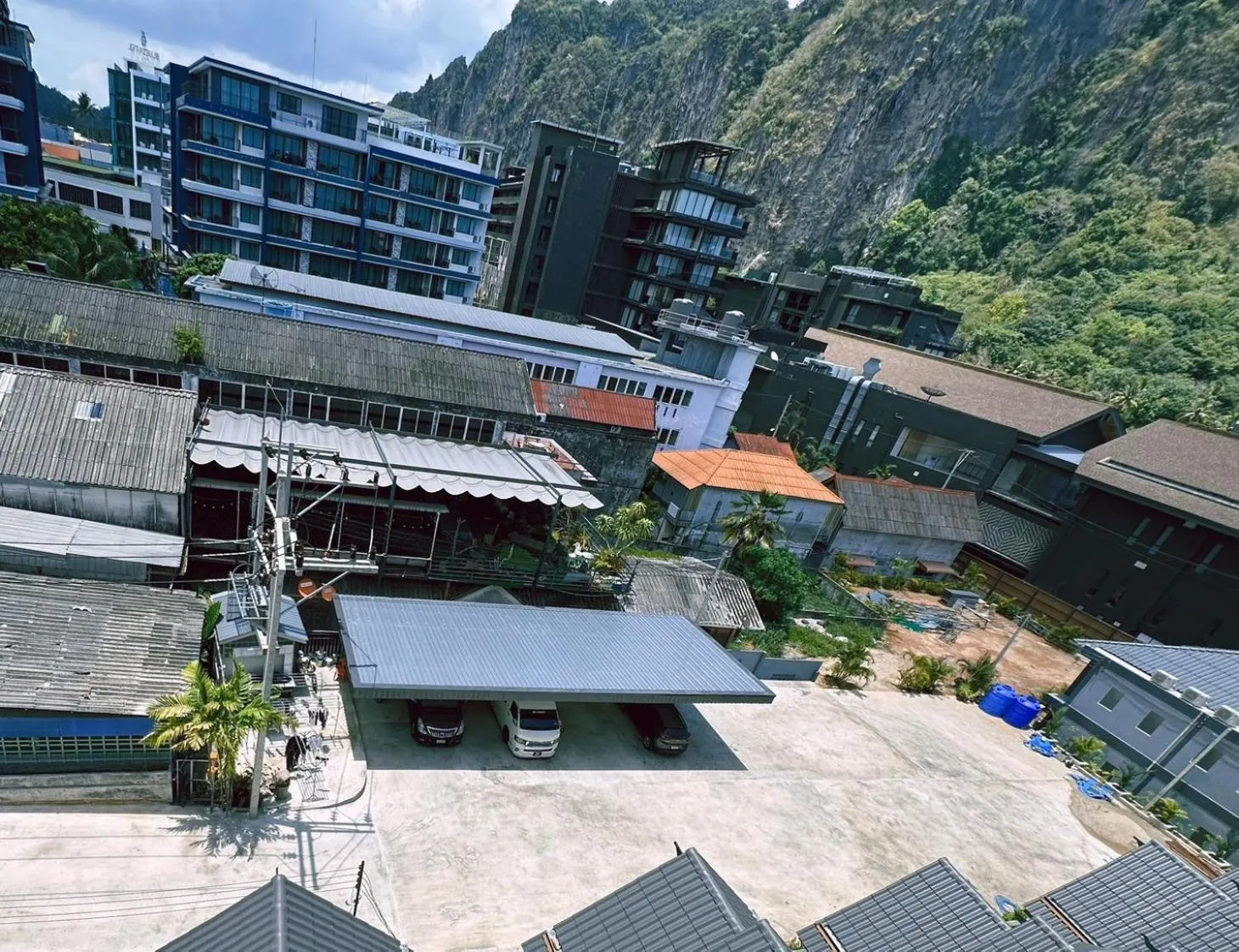 Bird's eye view in Machorat Aonang Resort at Aonang Beach Krabi