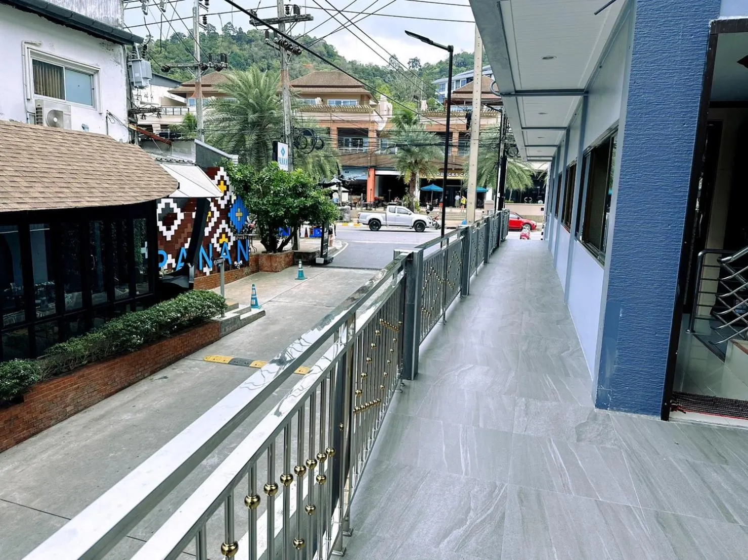 Street view in Machorat Aonang Resort at Aonang Beach Krabi