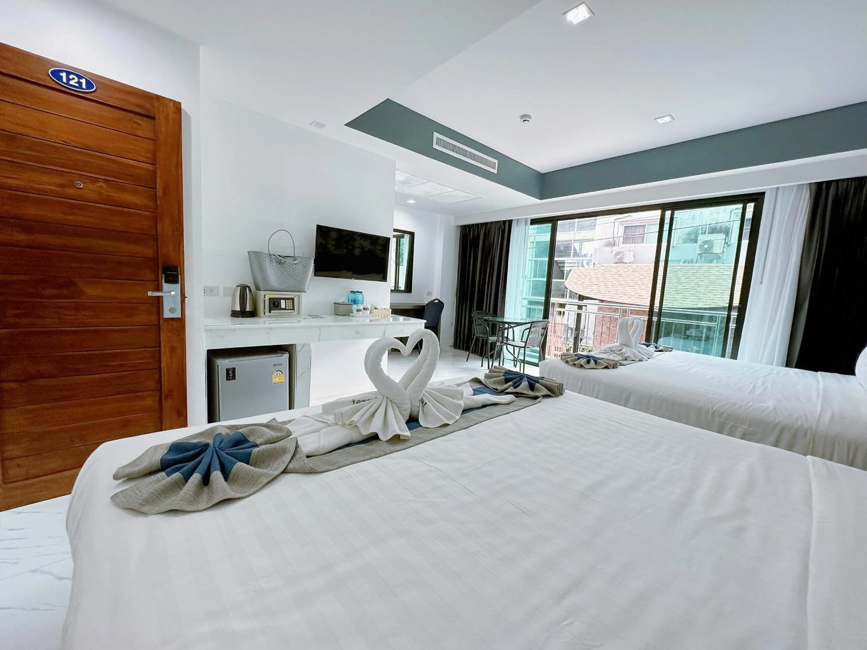 Photo of the whole room, Bed in Machorat Aonang Resort at Aonang Beach Krabi