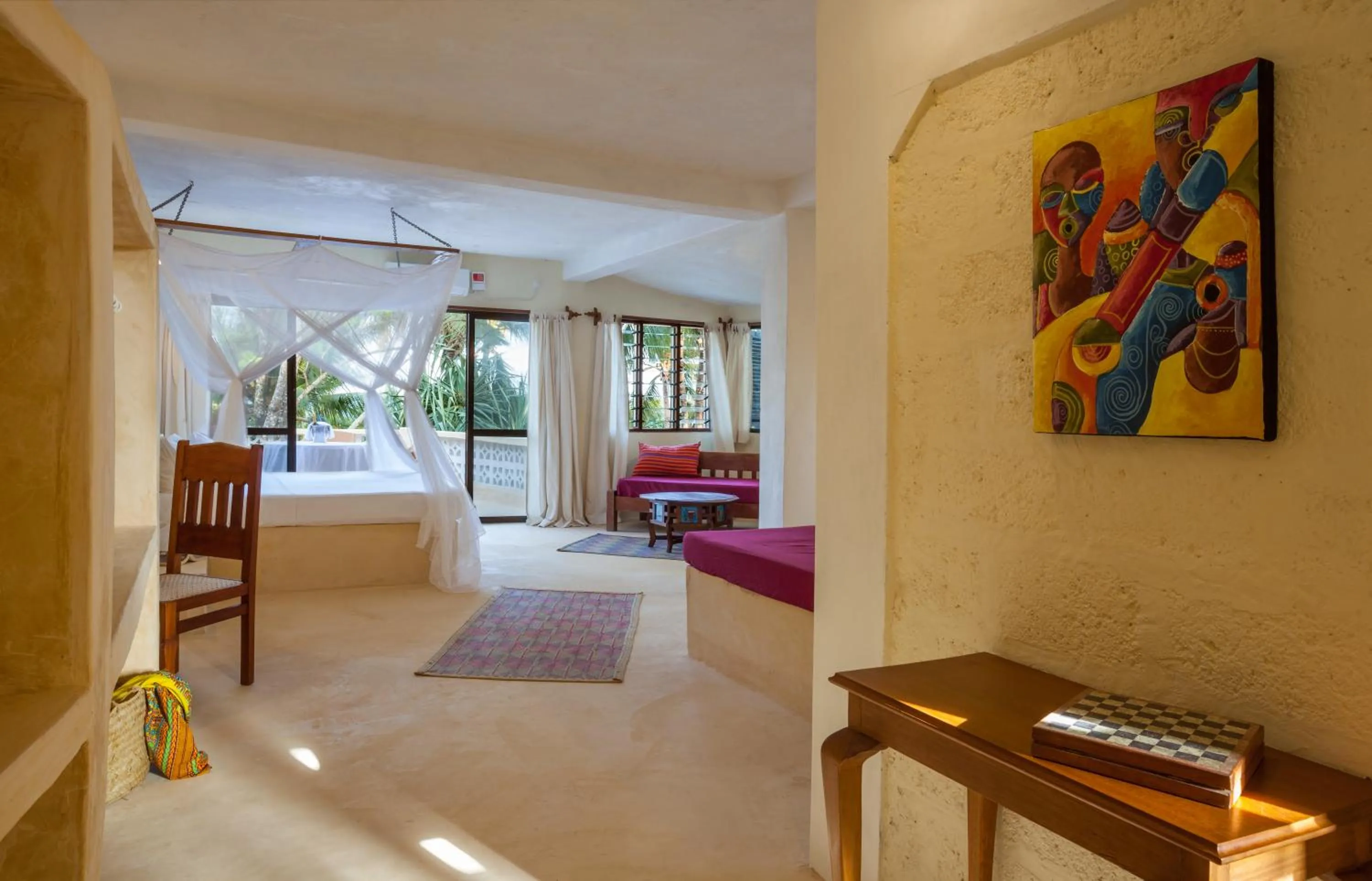 Photo of the whole room, Bed in Blue Marlin Beach Hotel