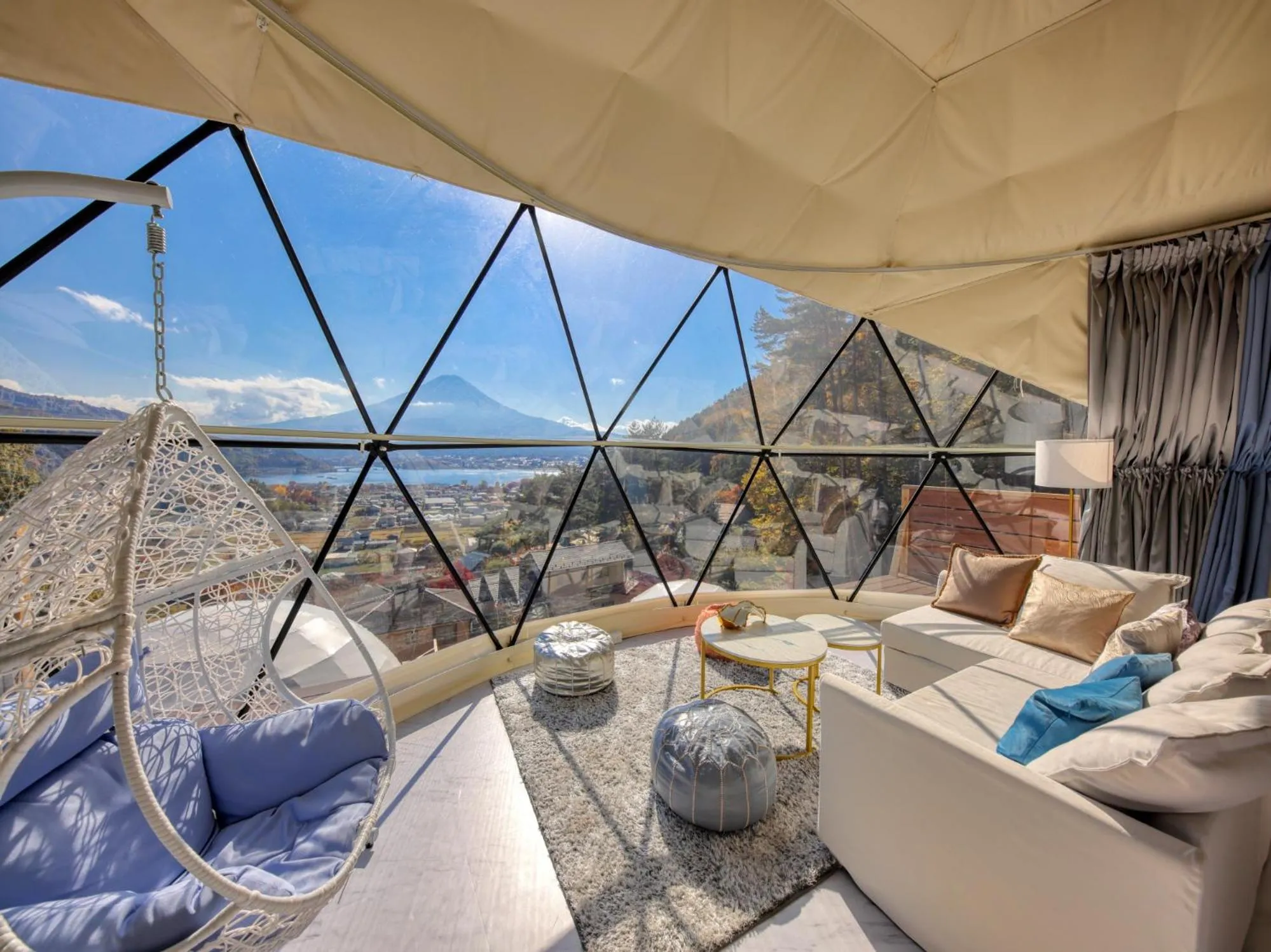 Photo of the whole room in Mt.Fujiグランピングテラス　嶺乃華