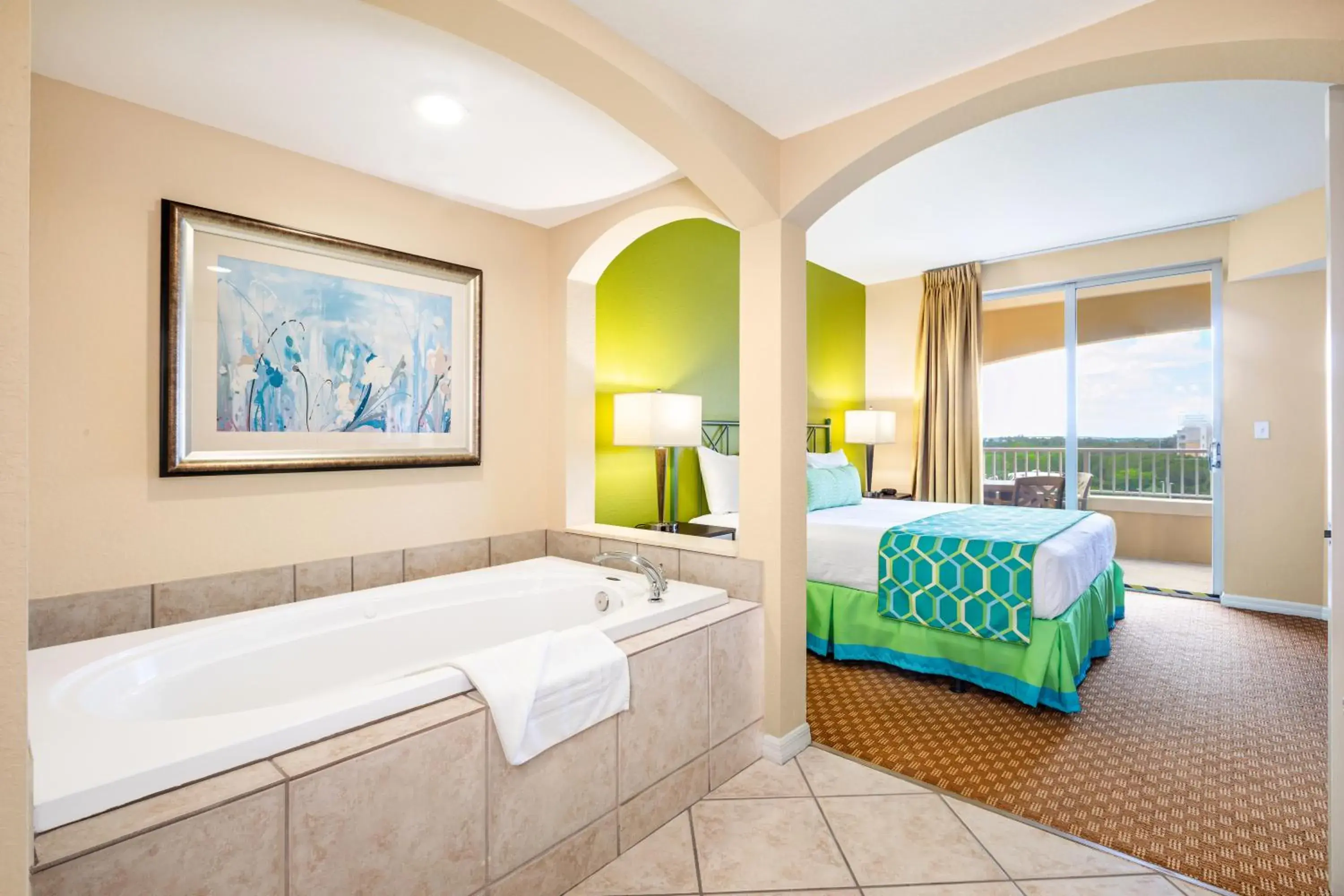 Bedroom, Bed in Vacation Village at Weston, Fort Lauderdale Bedroom, Bed in Vacation Village at Weston, Fort Lauderdale