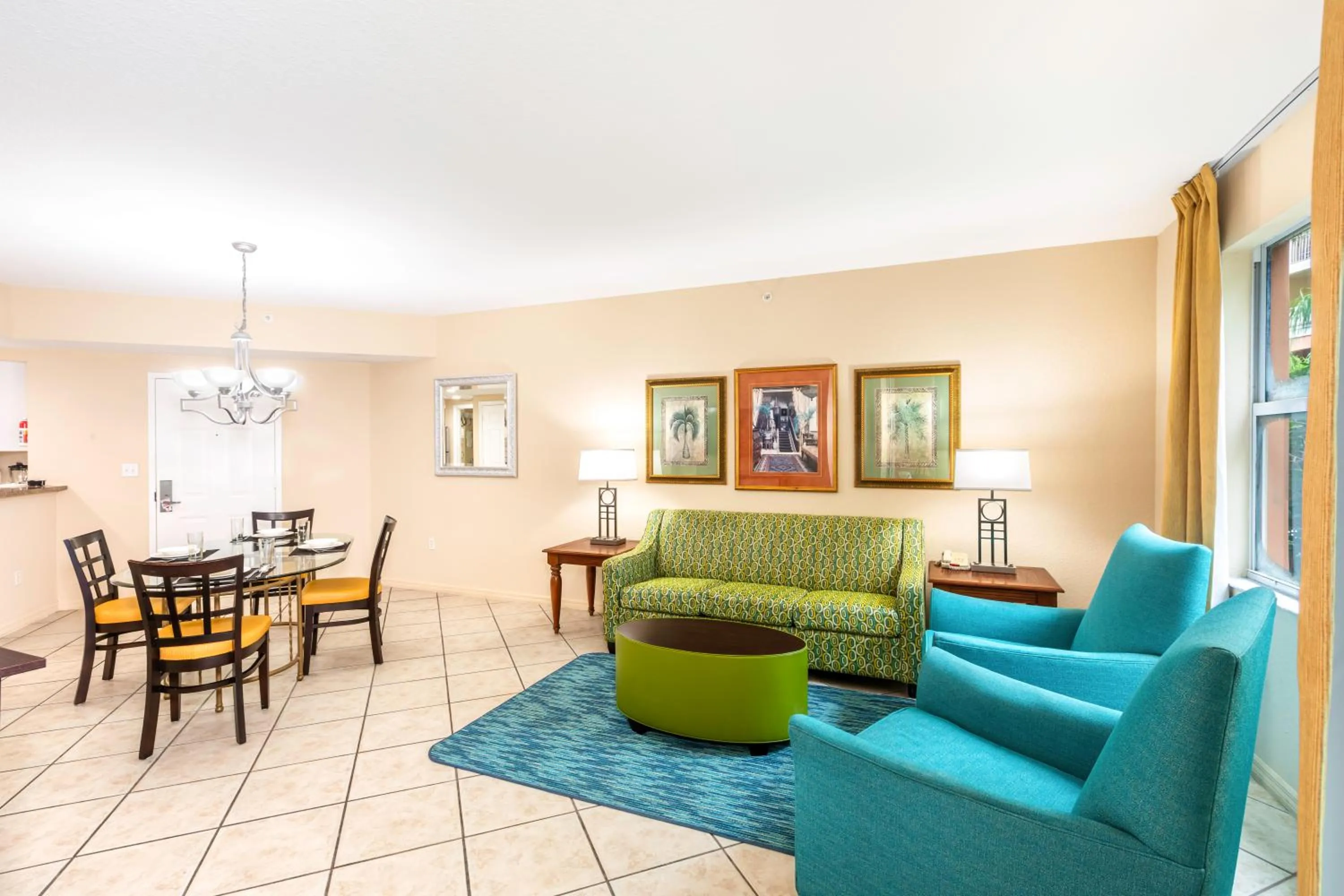 Living room in Vacation Village at Weston, Fort Lauderdale