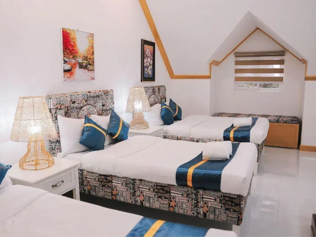 Bed in Villa Excellance Beach and Wave Pool Resort Bed in Villa Excellance Beach and Wave Pool Resort