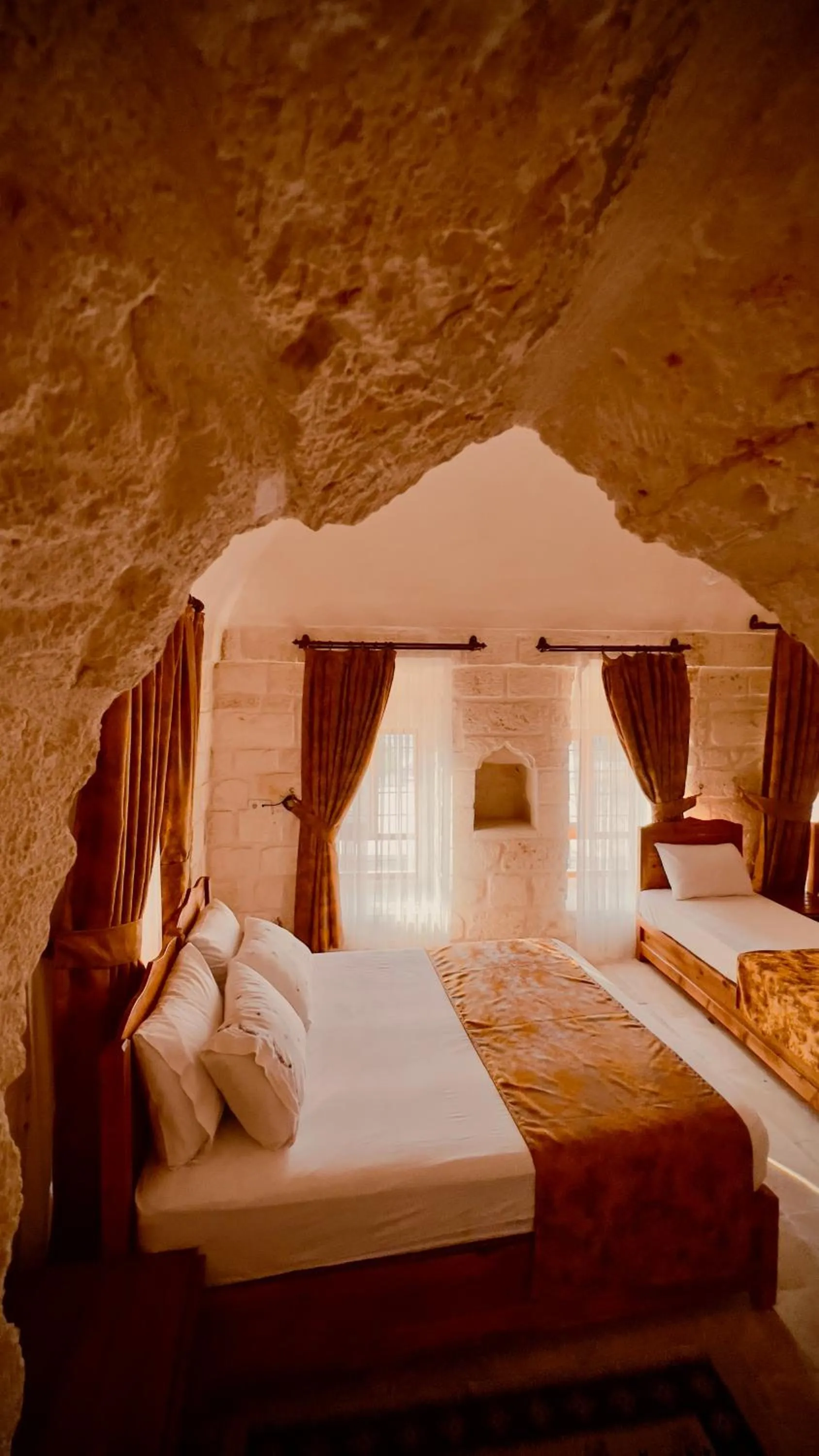 Bed in Mons Masius Hotel Teras