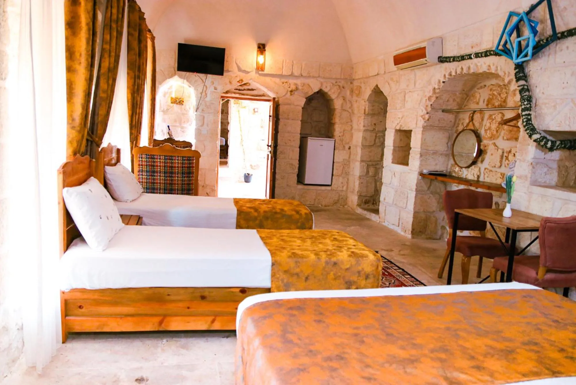 Bed in Mons Masius Hotel Teras